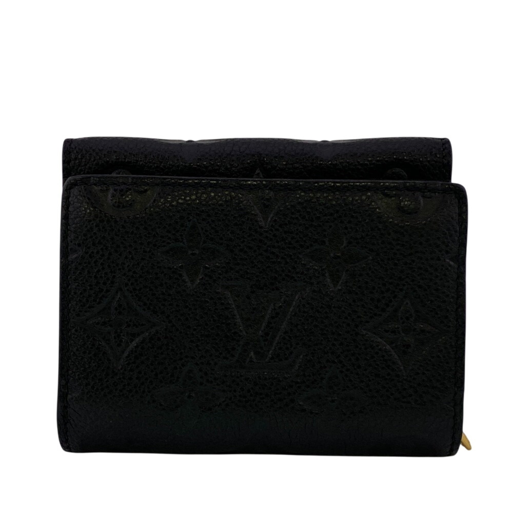 Louis Vuitton Black Monogram Empreinte Wallet (Tri-Fold) (Pre-Owned)