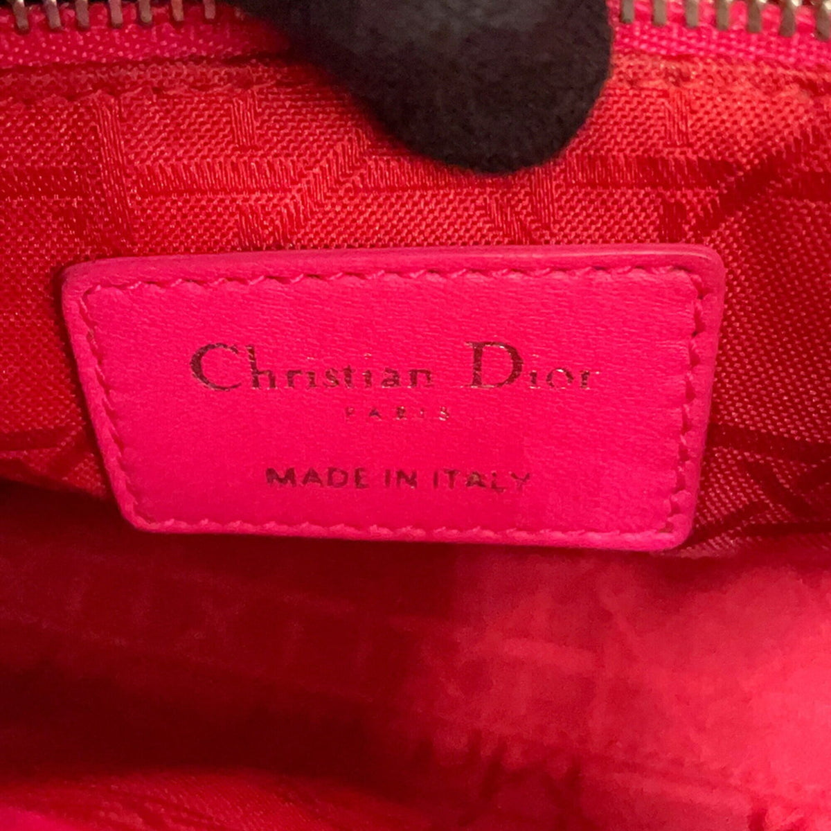 Christian Dior Pink Leather Handbag (Pre-Owned)