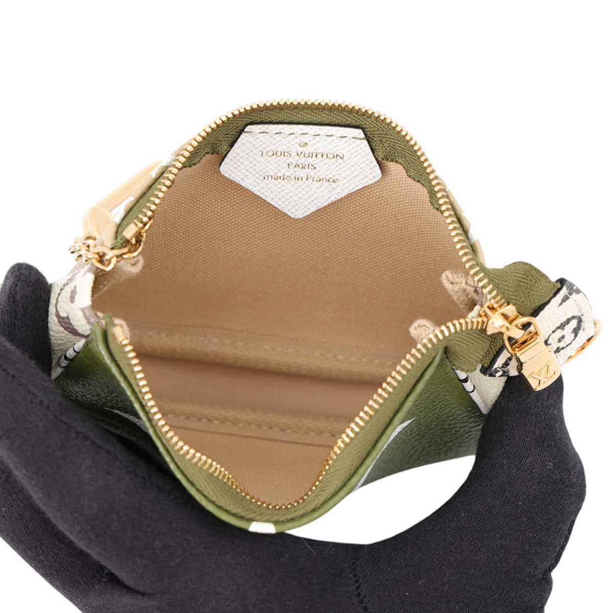 Louis Vuitton Monogram Beige Khaki Pouch (Pre-Owned)