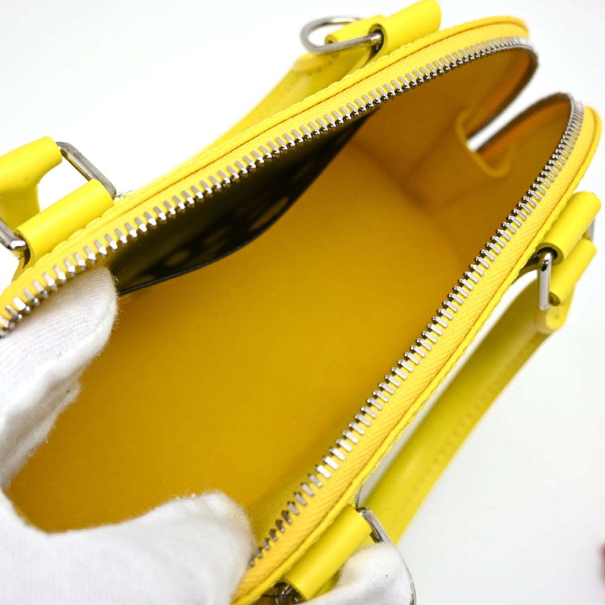 Louis Vuitton Black Yellow Epi Leather Handbag (Pre-Owned)