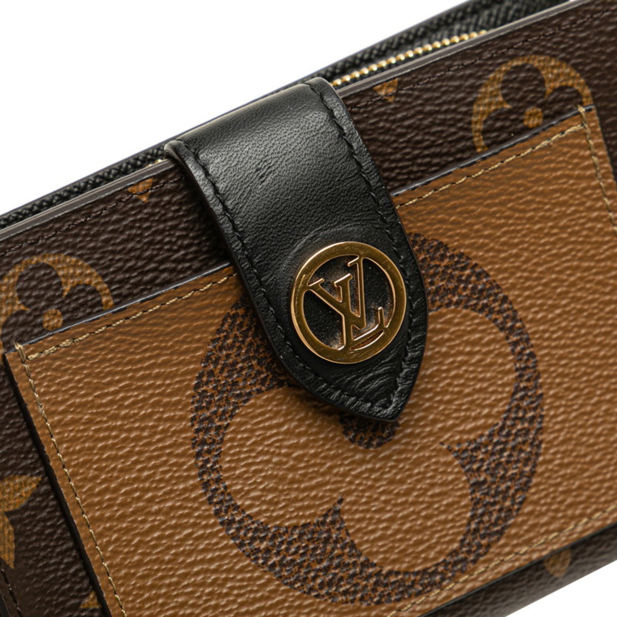 Louis Vuitton Brown Pvc Leather Wallet (Bi-Fold) (Pre-Owned)