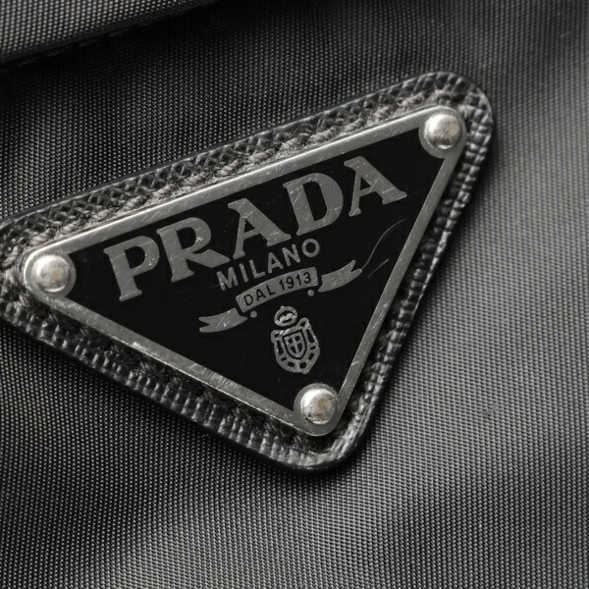 Prada Black Nylon Backpack (Pre-Owned)