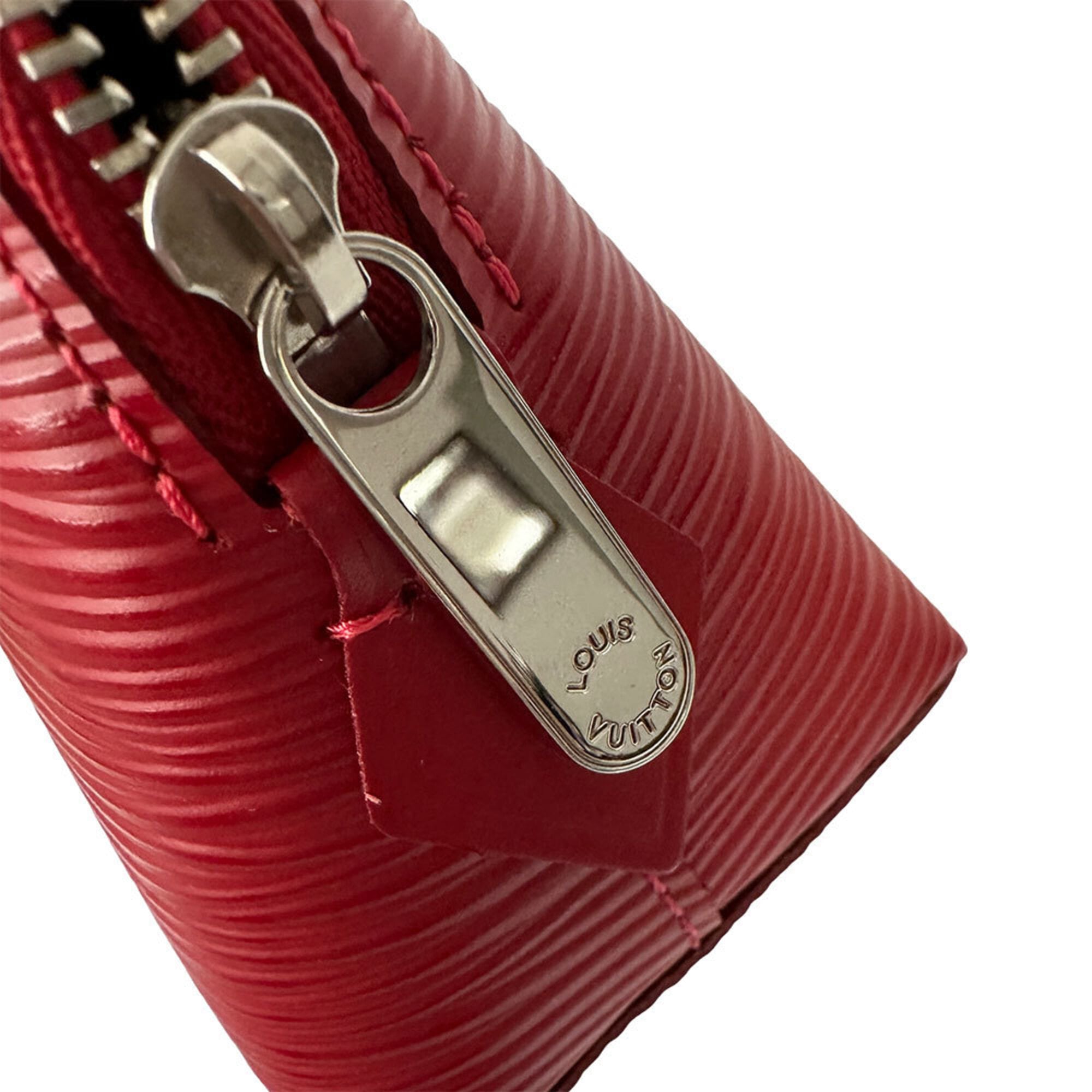 Louis Vuitton Epi Castilian Red Epi Leather Pochette Pouch (Pre-Owned)