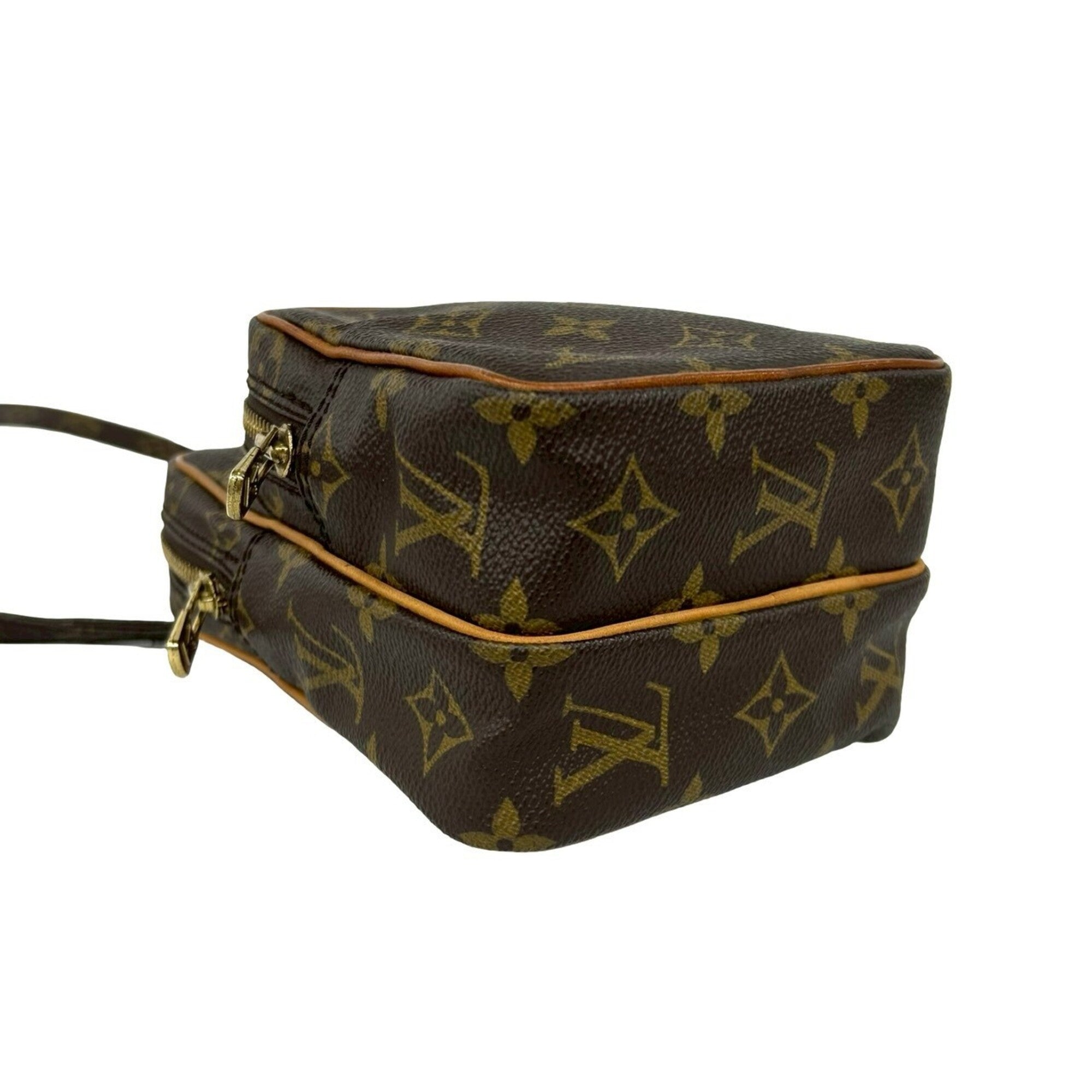 Louis Vuitton Brown Leather Pvc Pochette Shoulder Bag (Pre-Owned)