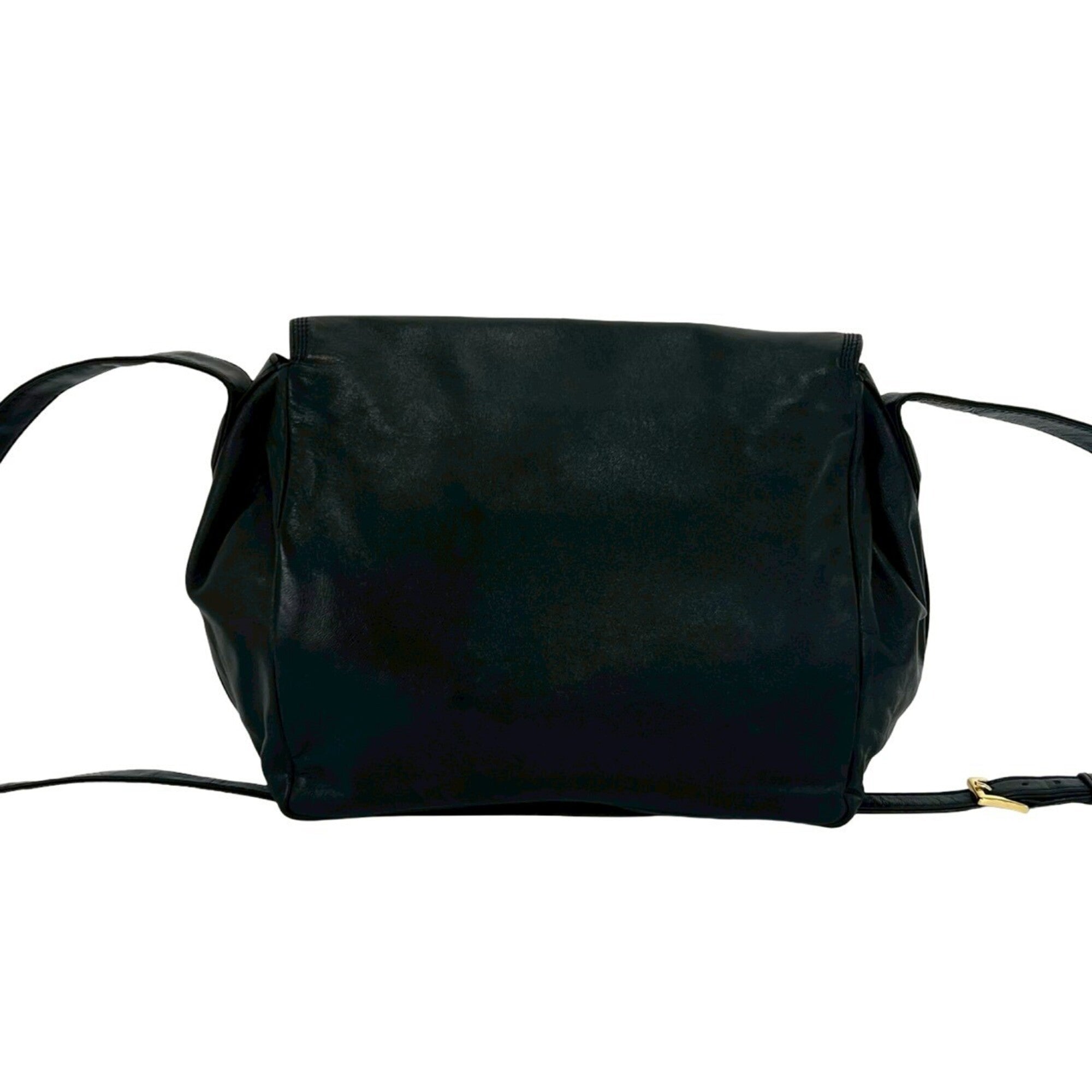 Loewe Black Leather Pochette Shoulder Bag (Pre-Owned)