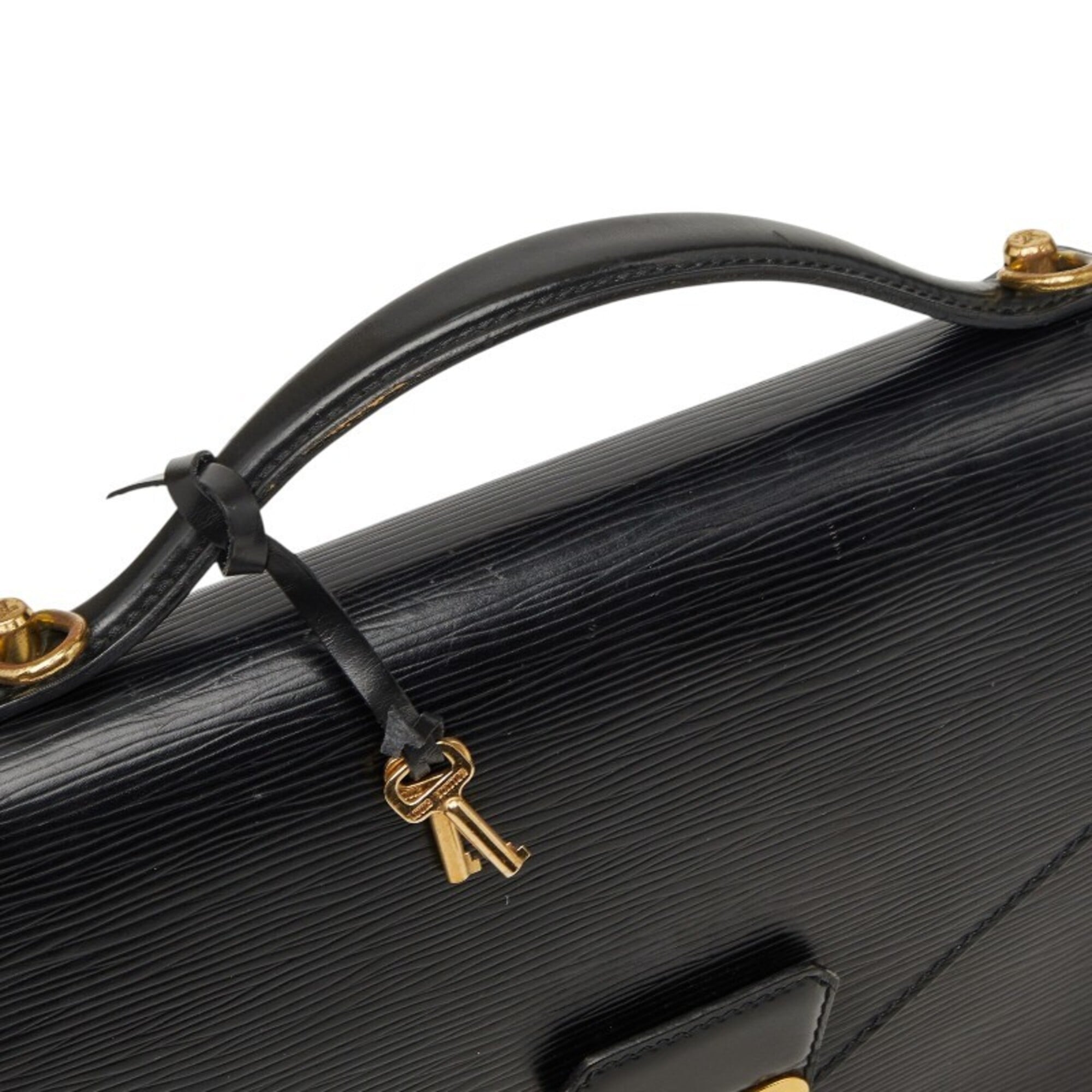 Louis Vuitton Epi Black Noir Leather Handbag Shoulder Bag (Pre-Owned)