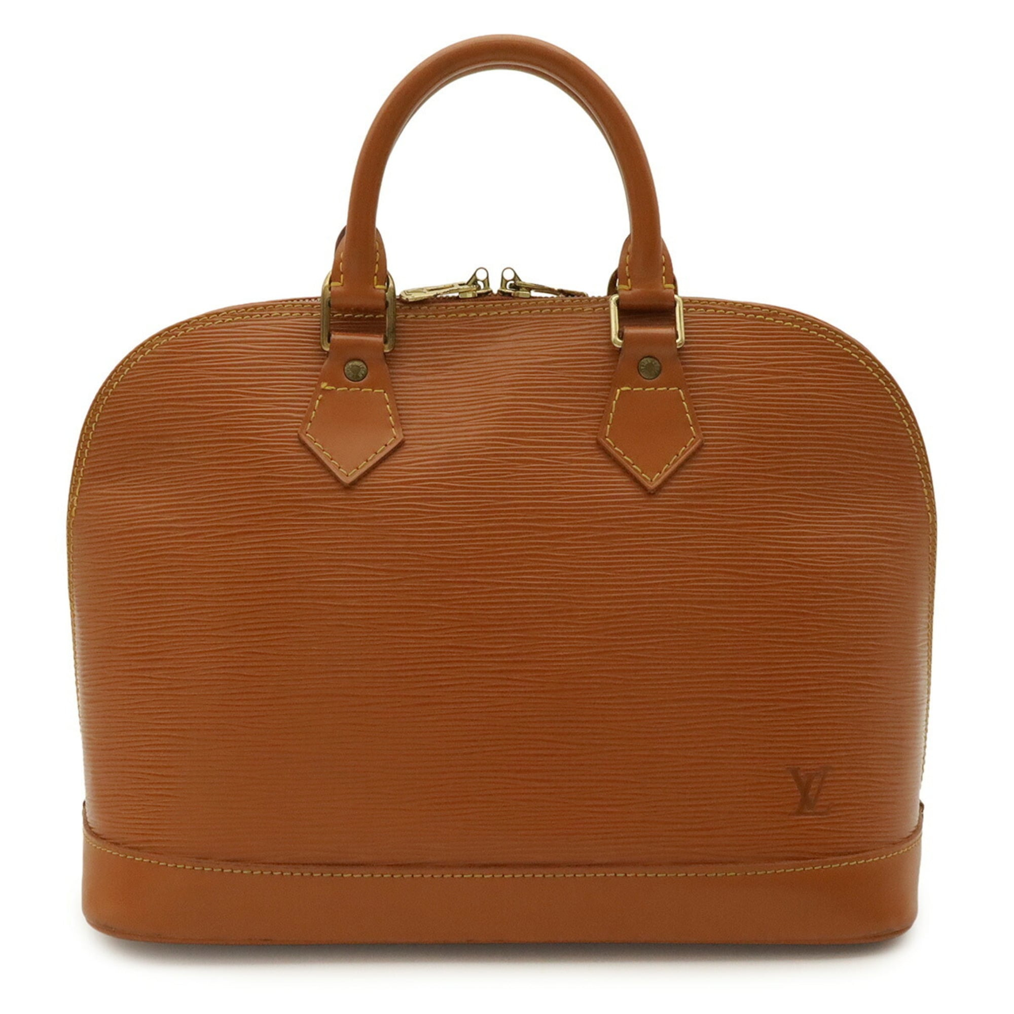 Louis Vuitton Brown Camel Gold Cipango Epi Leather Handbag (Pre-Owned)