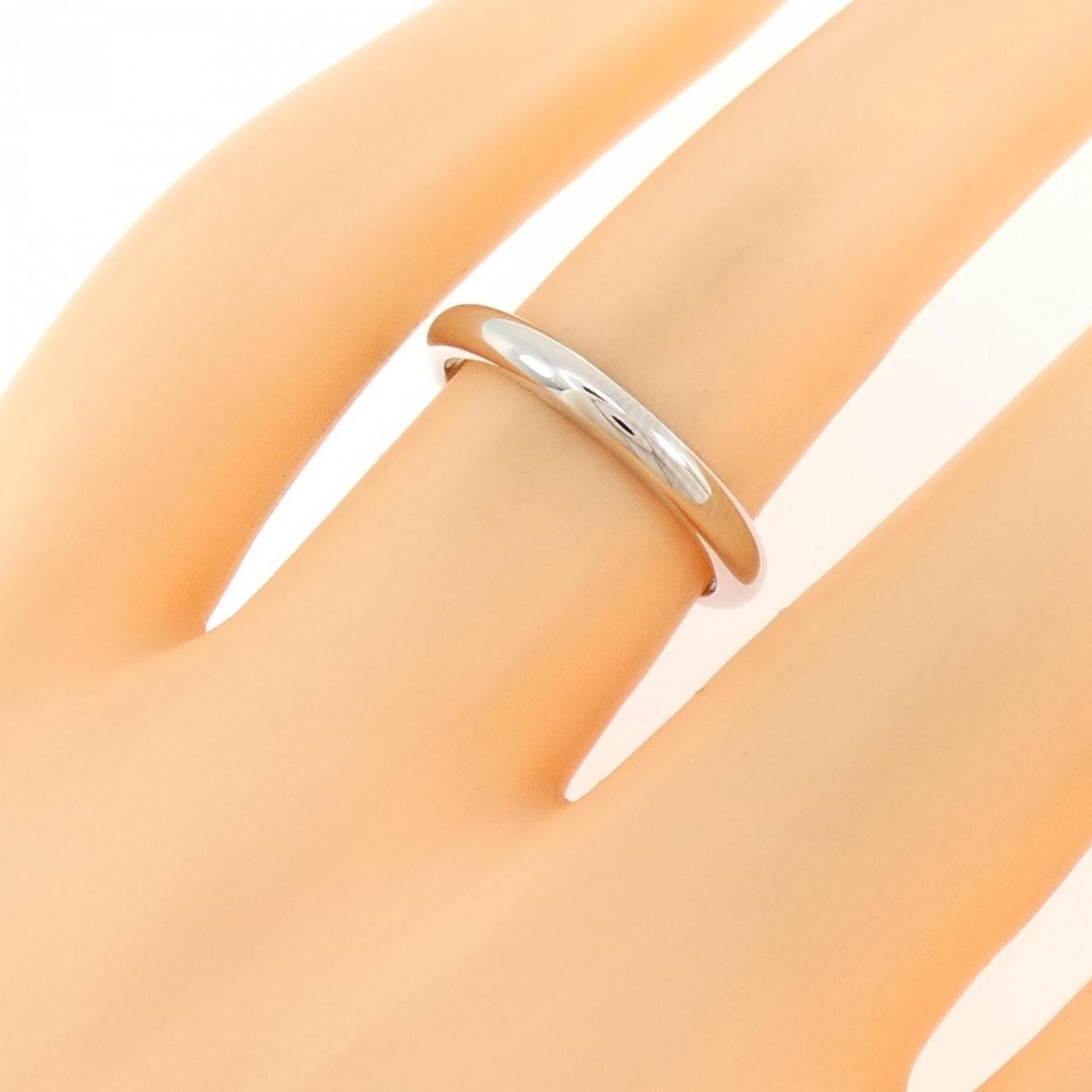 Bvlgari Platinum Platinum 950 Band Ring (Pre-Owned)