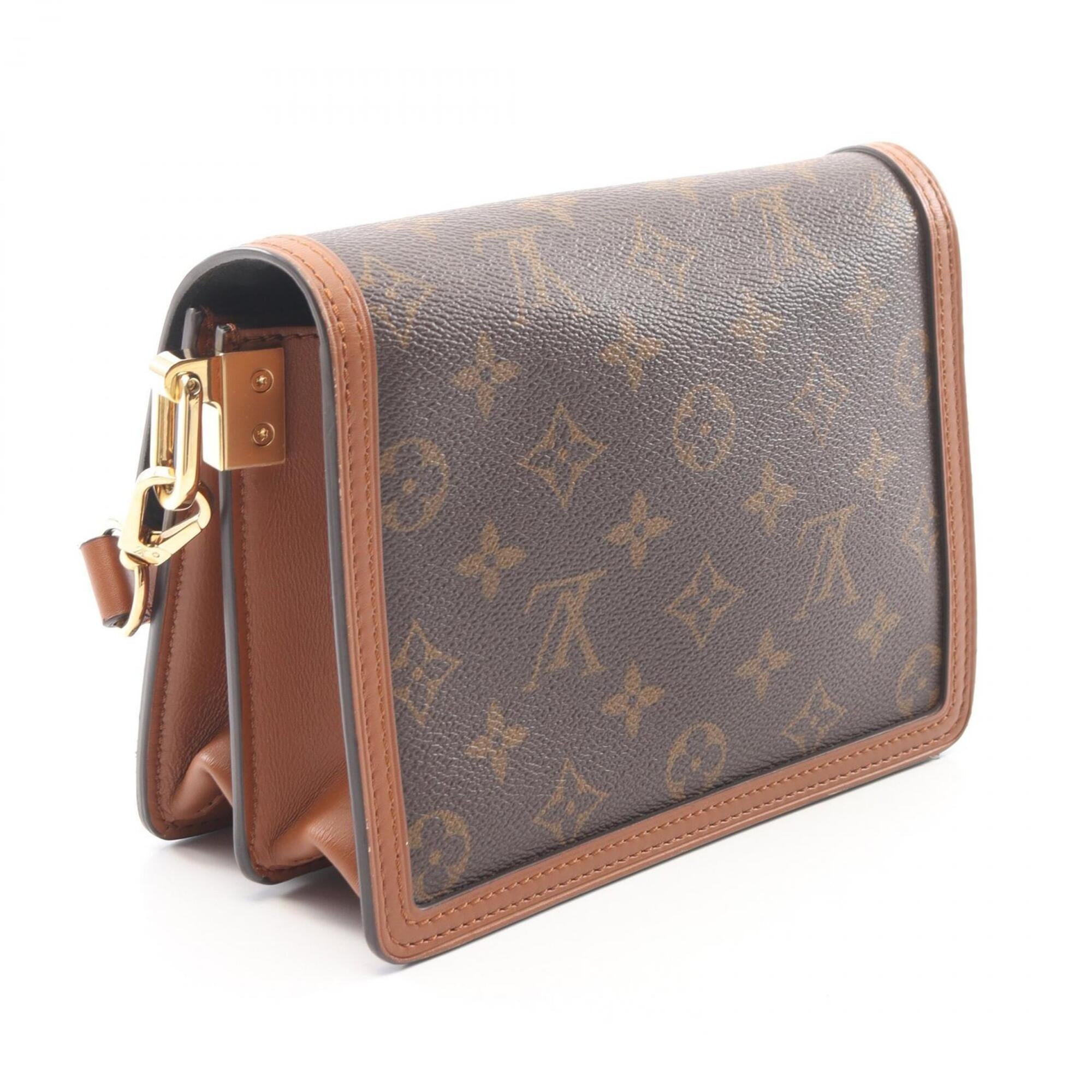 Louis Vuitton Beige Brown Coated Canvas Pvc Leather Handbag Shoulder Bag (Pre-Owned)