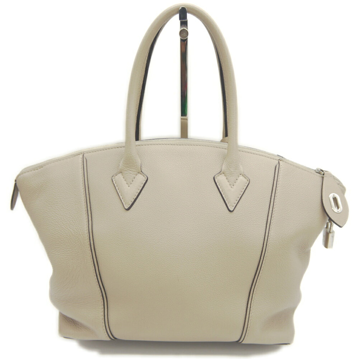 Louis Vuitton Gray Veau Cachemire Leather Handbag Shoulder Bag (Pre-Owned)
