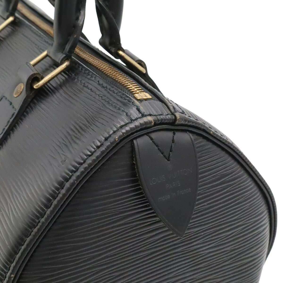 Louis Vuitton Noir Epi Leather Boston Bag Handbag (Pre-Owned)