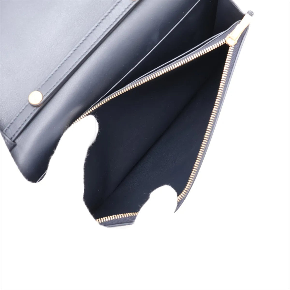 Celine Navy Red Color Leather Crossbody Bag Shoulder Bag (Pre-Owned)