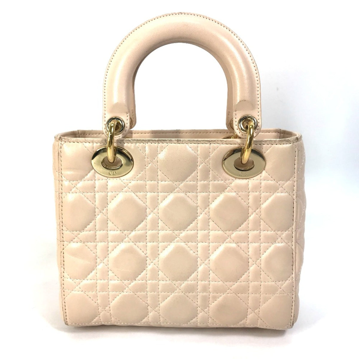 Christian Dior Beige Leather Handbag (Pre-Owned)