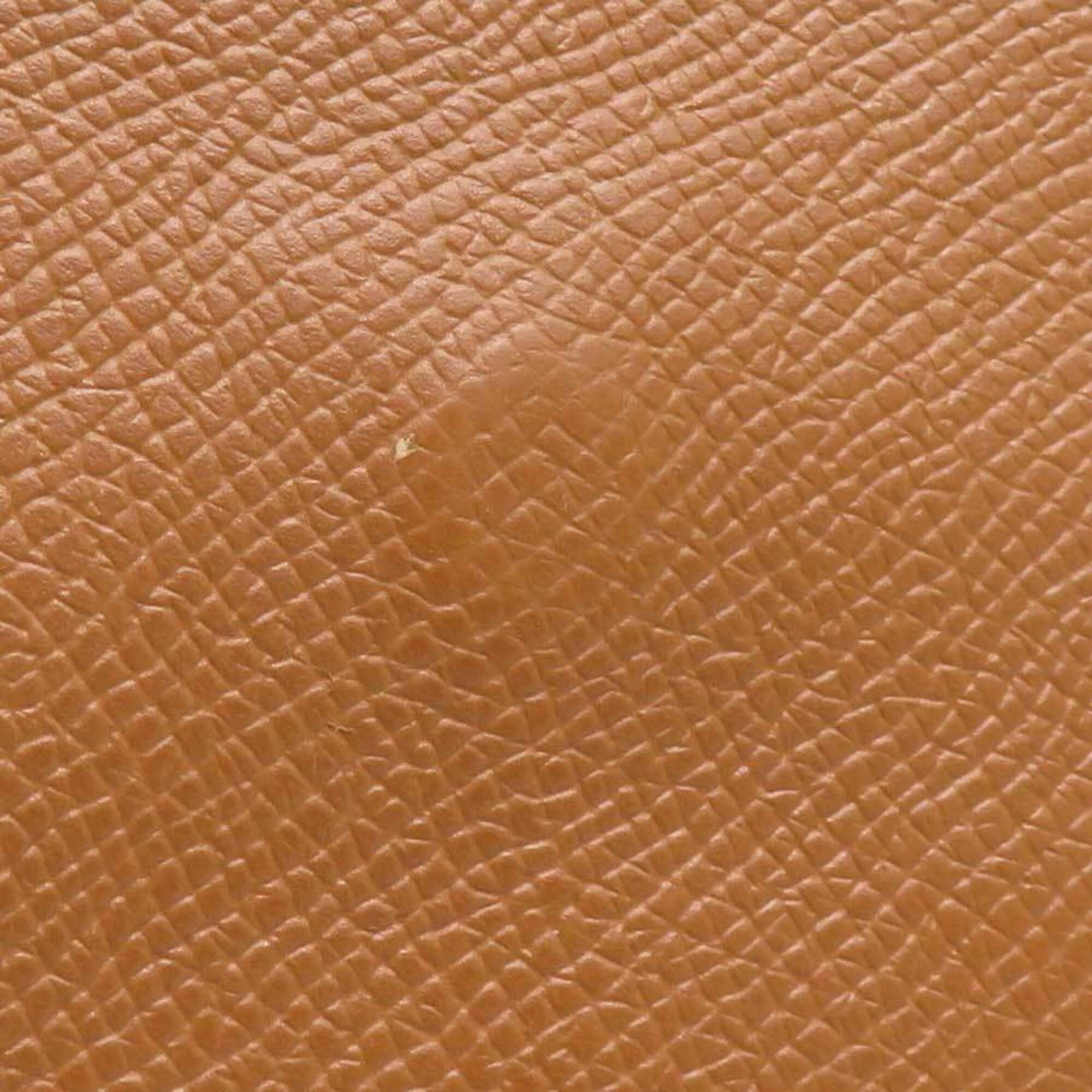 Hermes Brown Epsom Leather Coin Purse/Coin Case (Pre-Owned)