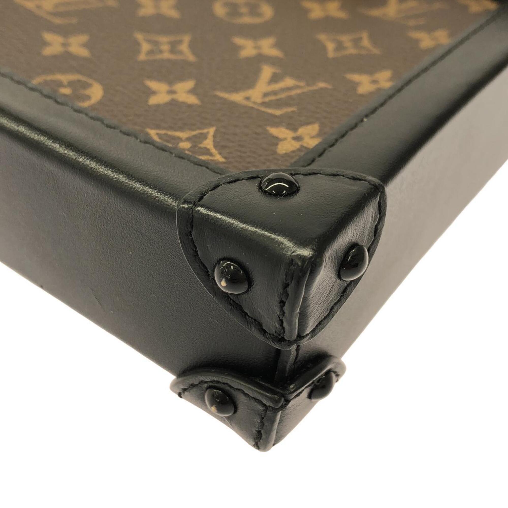 Louis Vuitton Marron Coated Canvas Pochette Shoulder Bag (Pre-Owned)