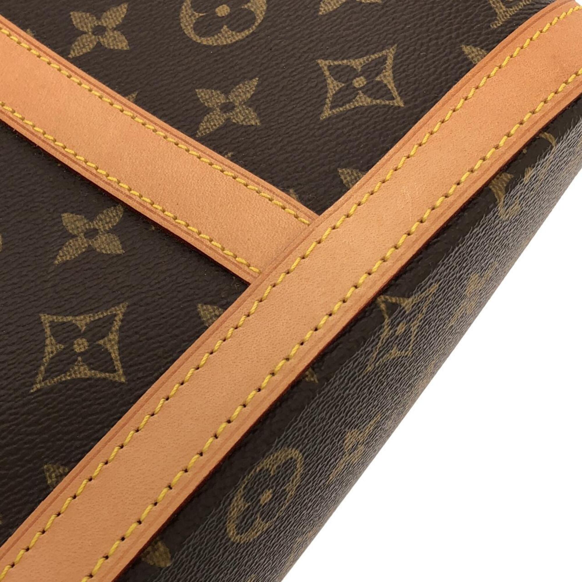 Louis Vuitton Brown Coated Canvas Handbag (Pre-Owned)