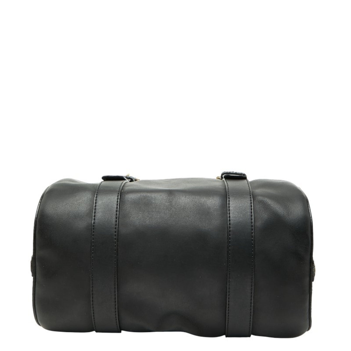 Chloé Black Leather Boston Bag Handbag Shoulder Bag (Pre-Owned)