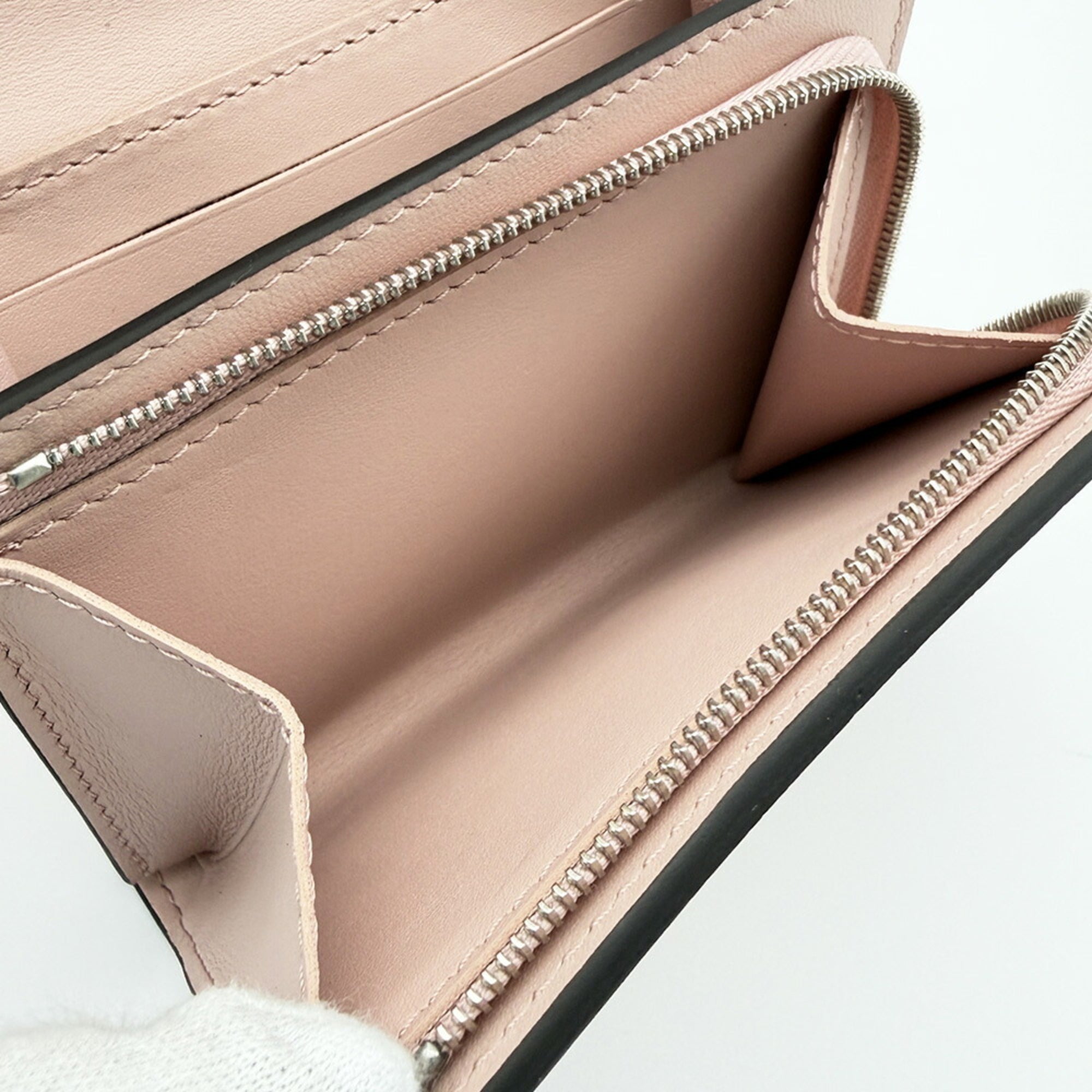 Louis Vuitton Magnolia Mahina Leather Leather Wallet (Bi-Fold) (Pre-Owned)