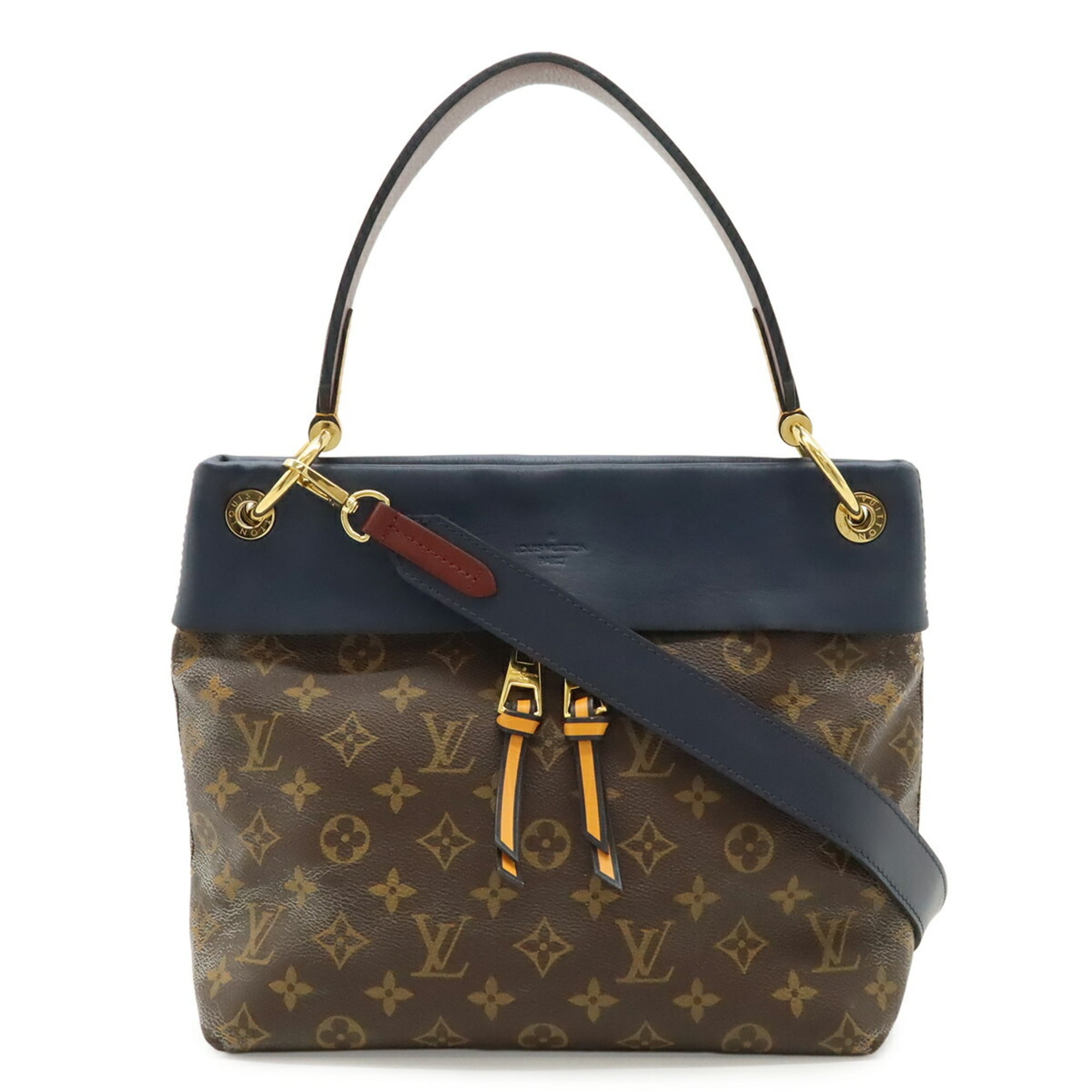 Louis Vuitton Monogram Bordeaux Monogram Leather Handbag Shoulder Bag (Pre-Owned)