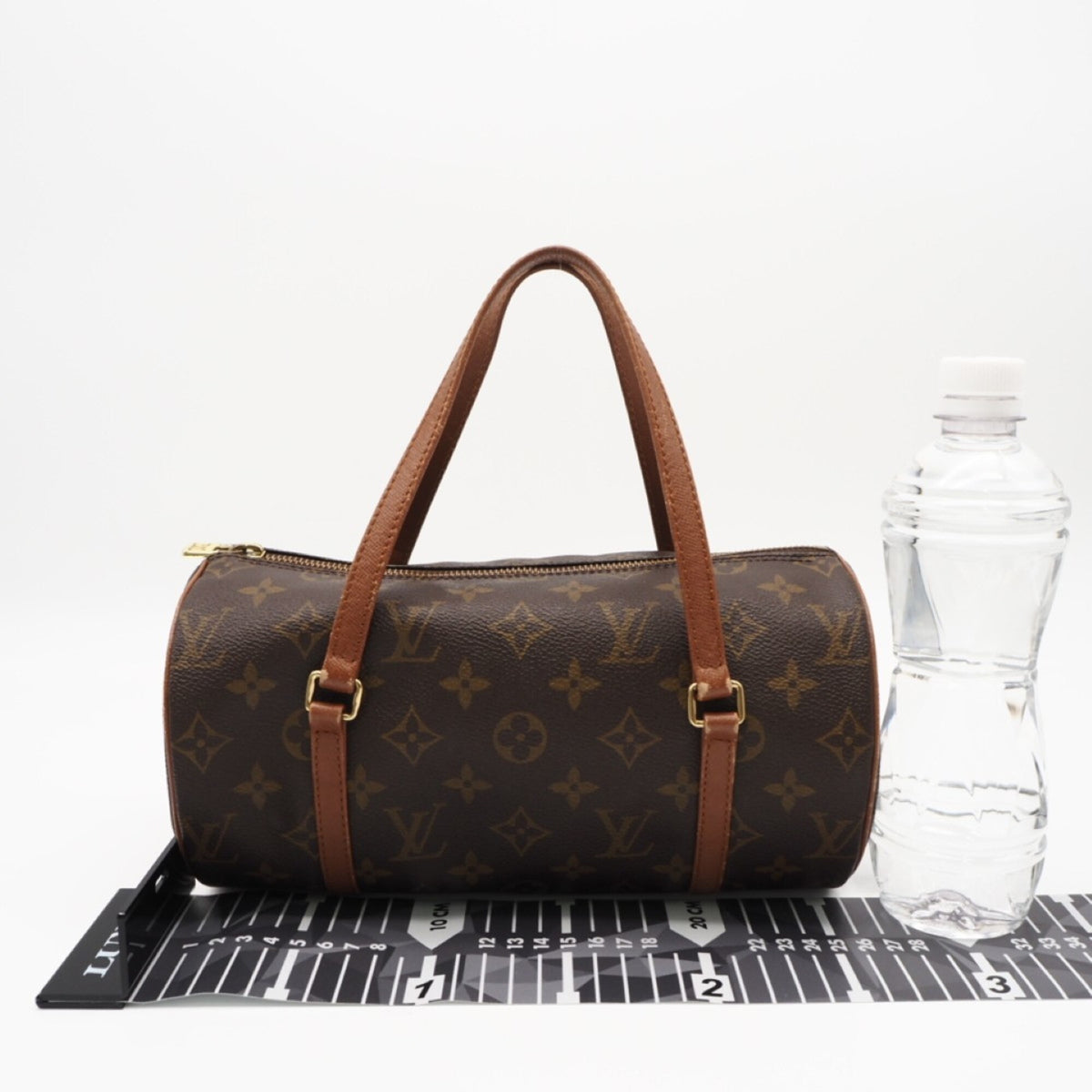 Louis Vuitton Monogram Brown Coated Canvas Leather Handbag (Pre-Owned)