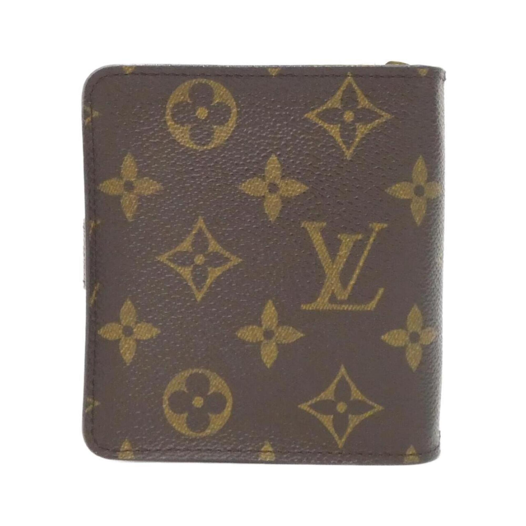 Louis Vuitton Marron Coated Canvas Wallet (Bi-Fold) (Pre-Owned)