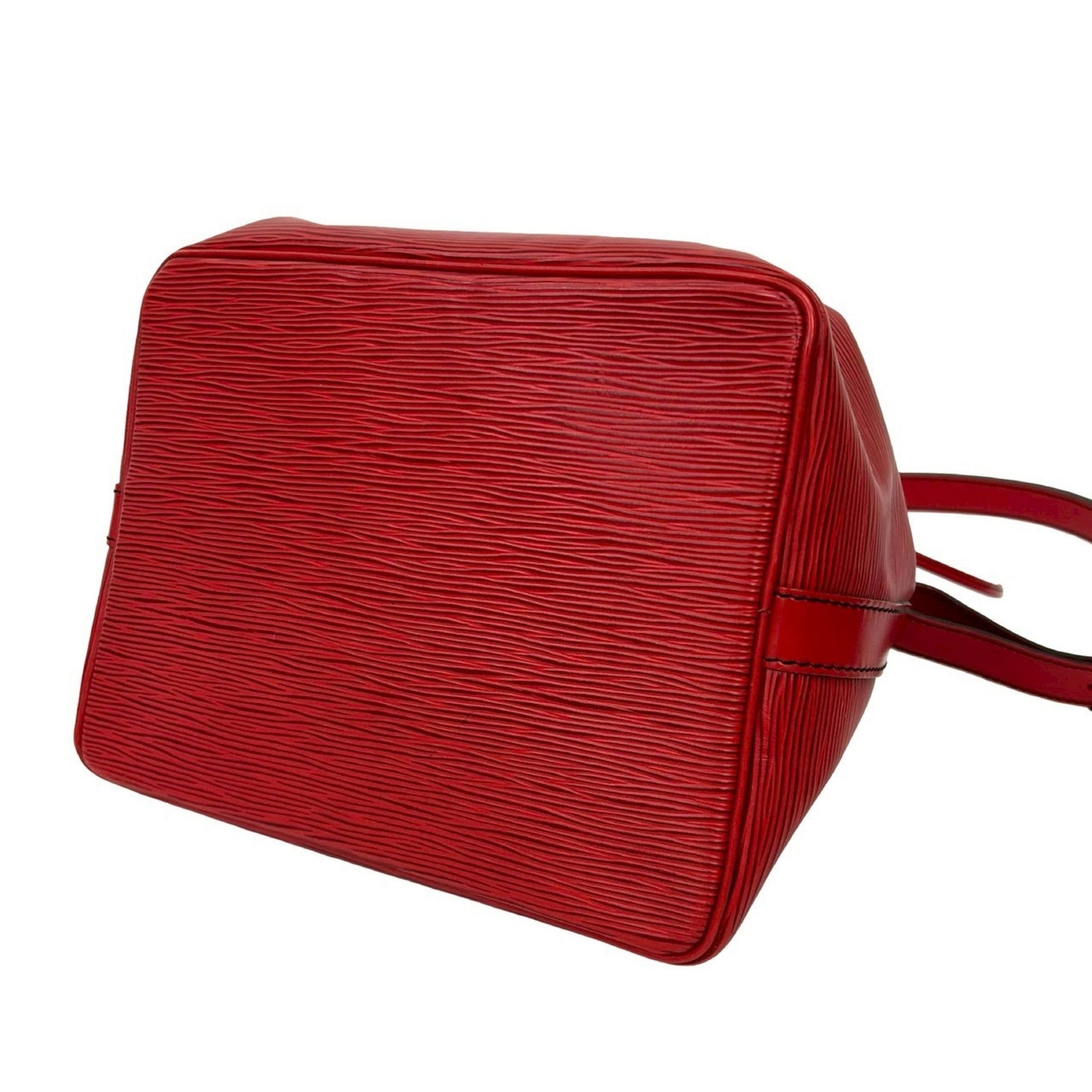 Louis Vuitton Red Color Epi Leather Shoulder Bag Tote Bag (Pre-Owned)