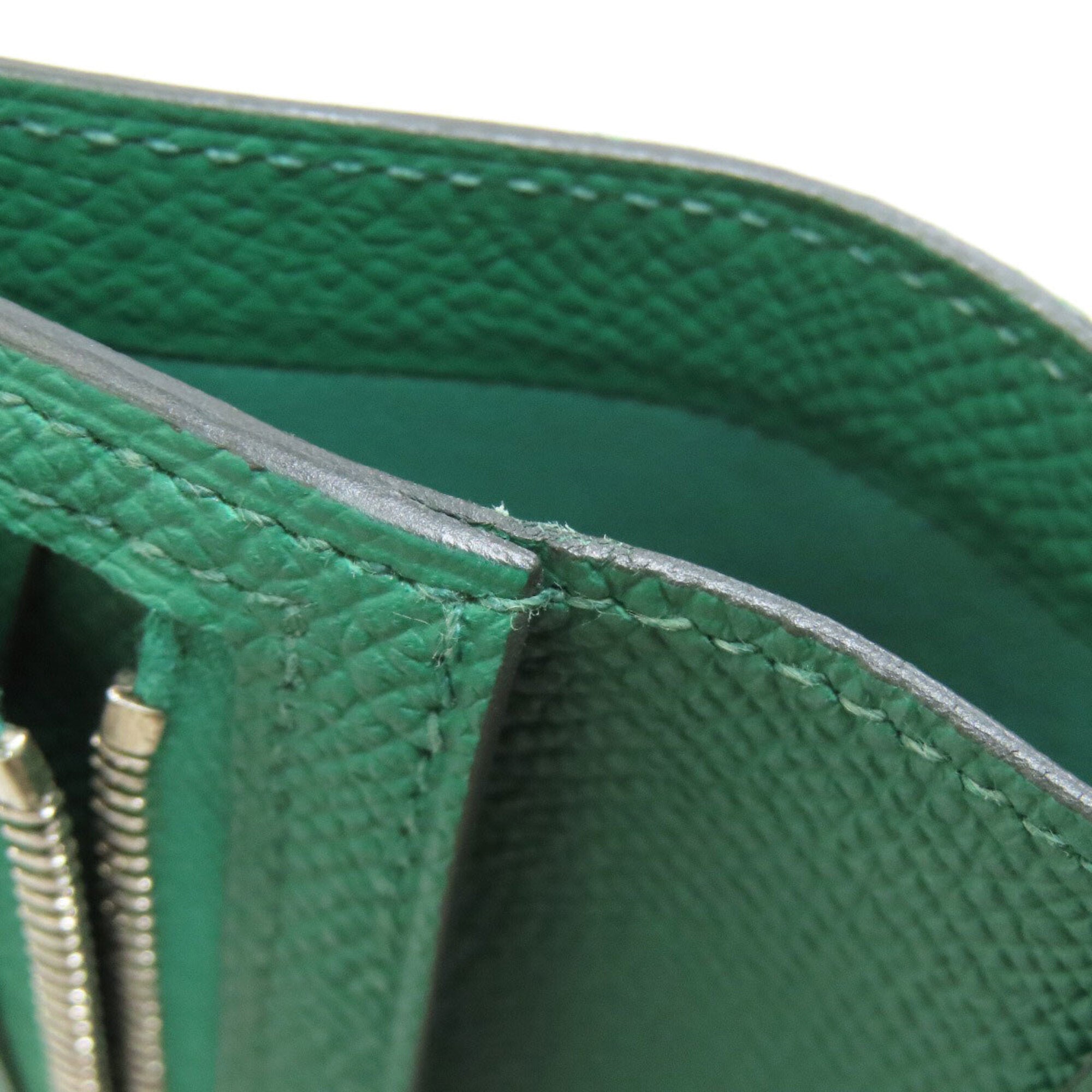 Hermes Green Epsom Leather Wallet (Bi-Fold) (Pre-Owned)