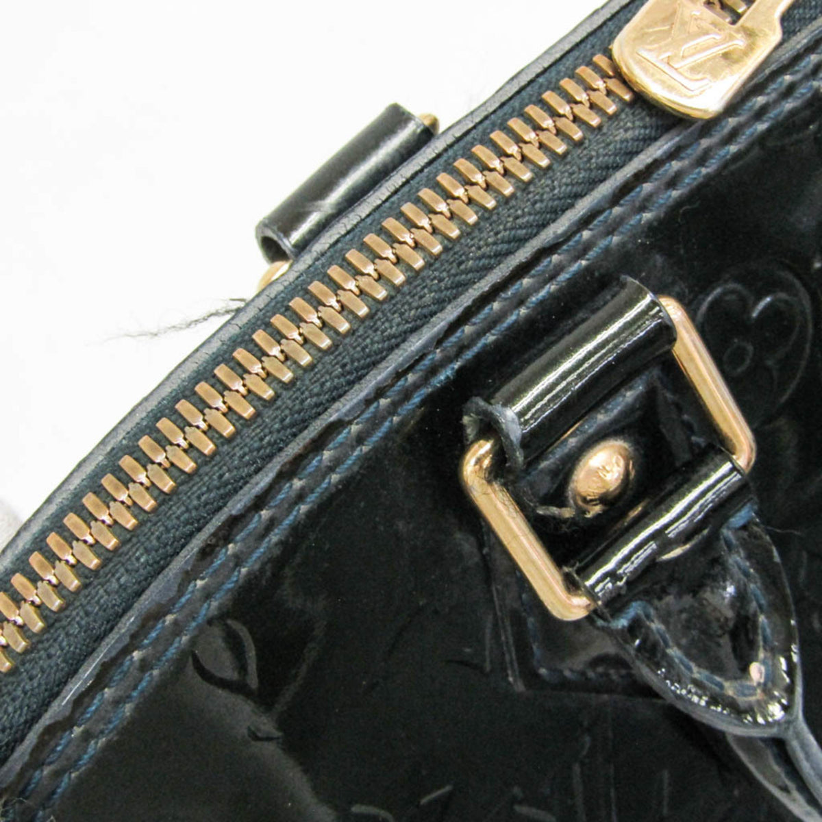 Louis Vuitton Monogram Vernis Blue Nuit Monogram Vernis Handbag (Pre-Owned)