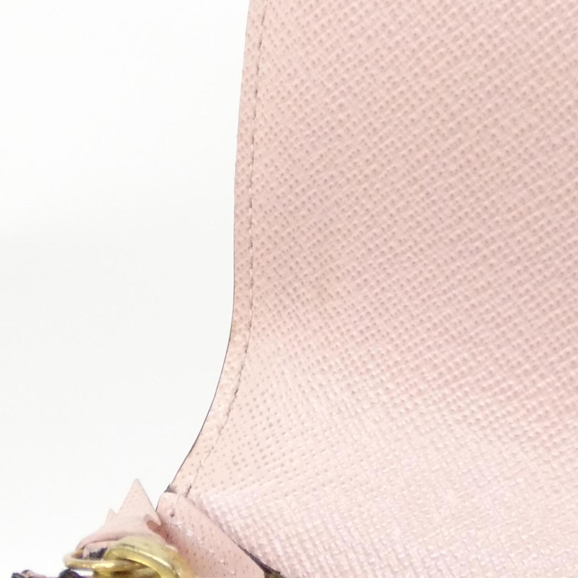 Louis Vuitton Brown Coated Canvas Long Wallet (Bi-Fold) (Pre-Owned)