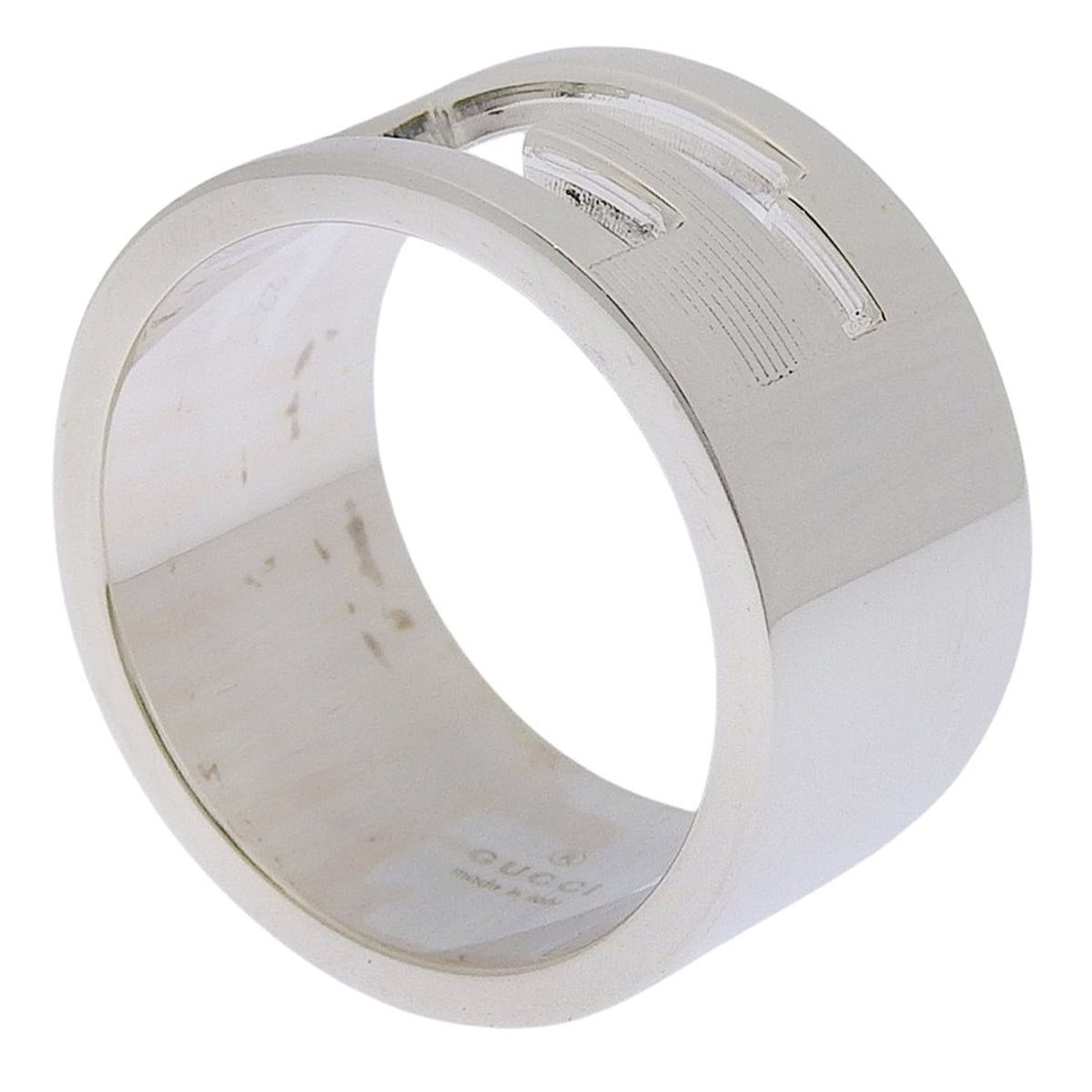 Gucci Silver 925 Band Ring (Pre-Owned)
