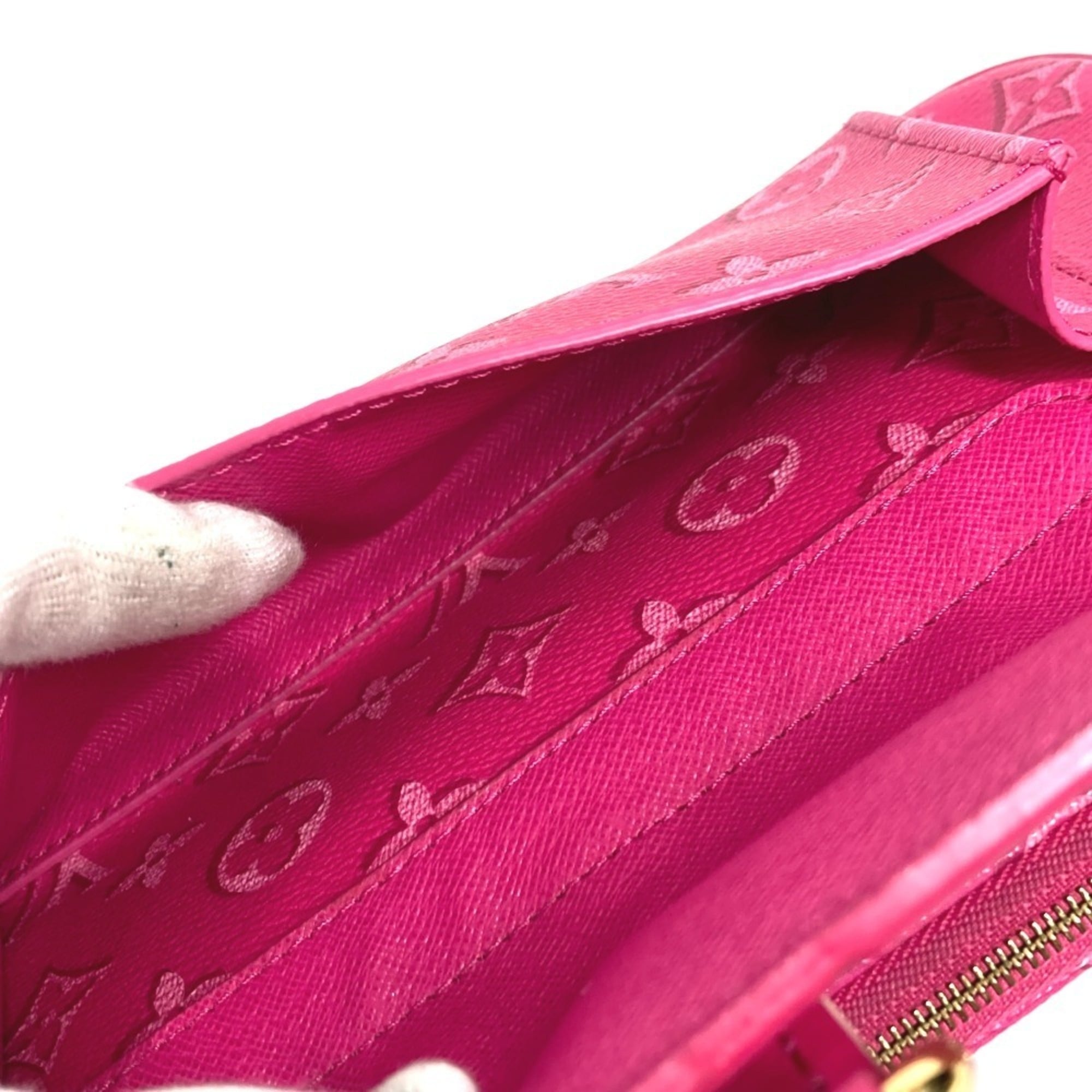Louis Vuitton Fuchsia Pink Monogram Handbag Pochette Shoulder Bag (Pre-Owned)