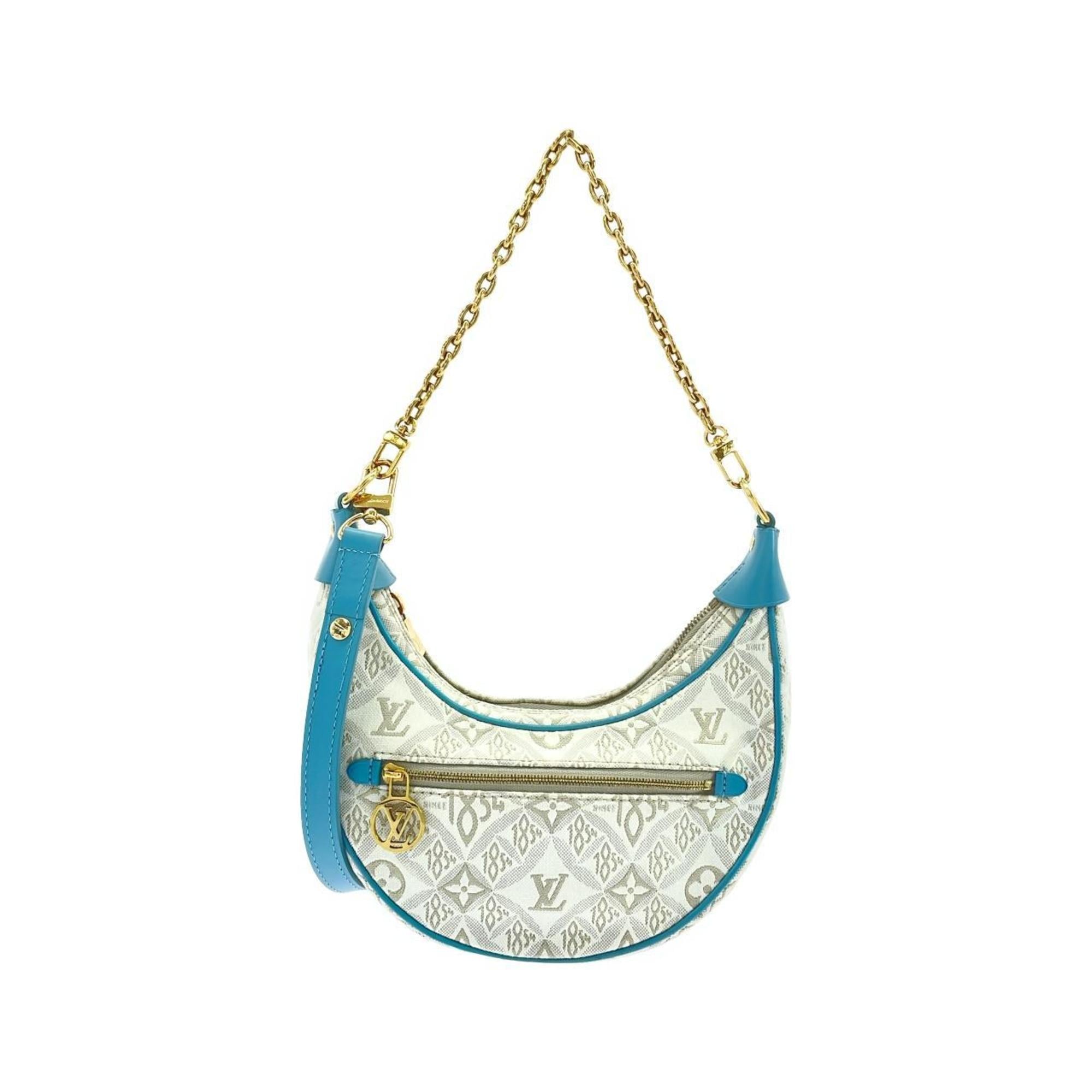 Louis Vuitton Gold Jacquard Shoulder Bag (Pre-Owned)