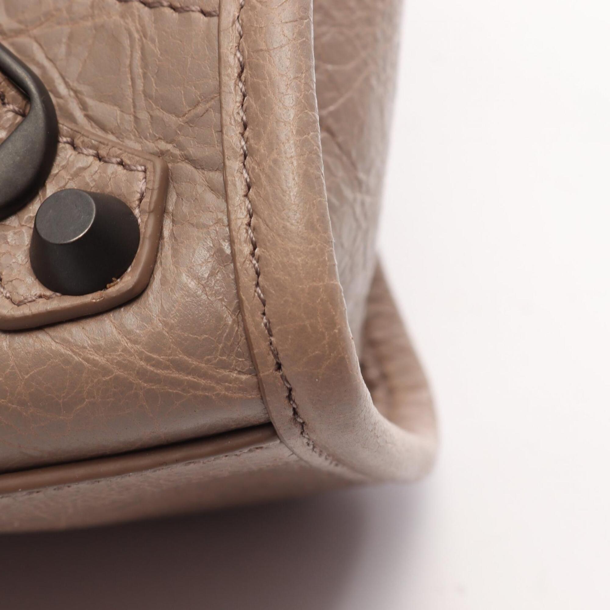 Balenciaga Beige Leather Handbag (Pre-Owned)