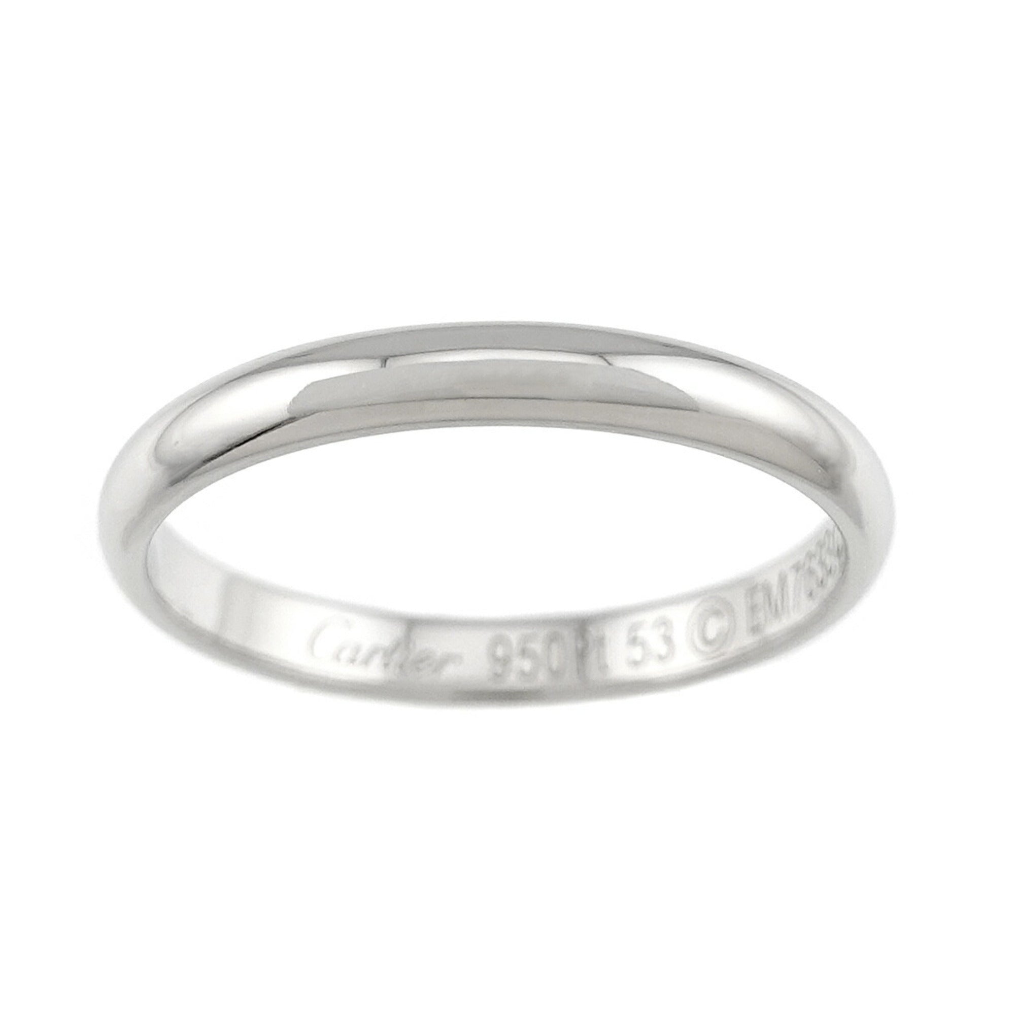 Cartier Platinum 950 Band Ring (Pre-Owned)