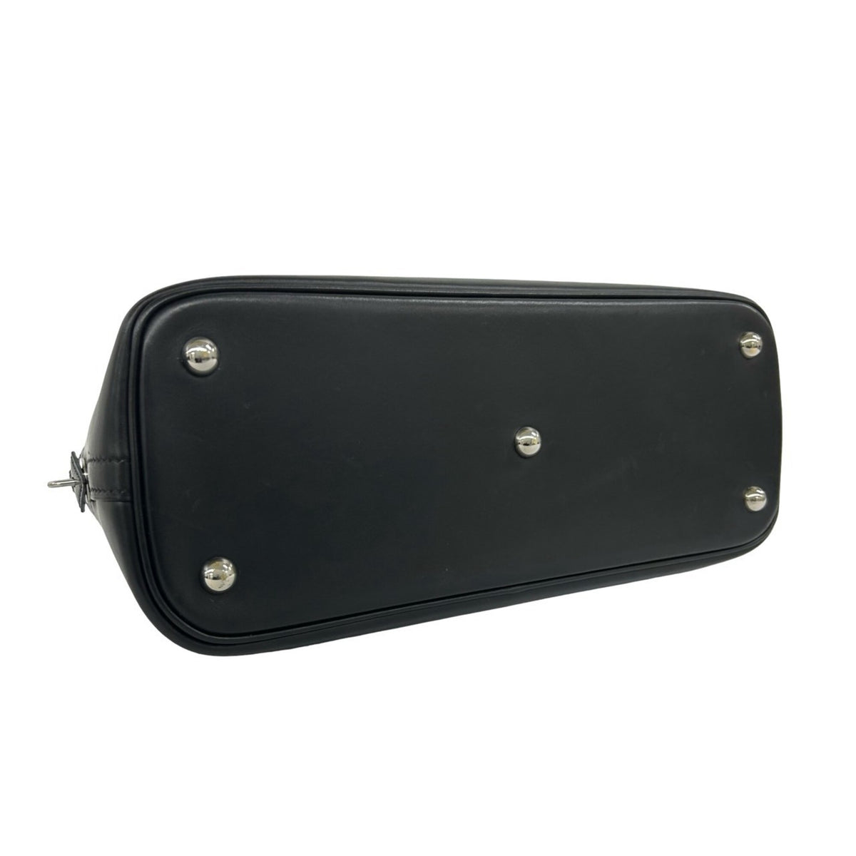 Hermes Black Box Calf Leather Handbag Shoulder Bag (Pre-Owned)