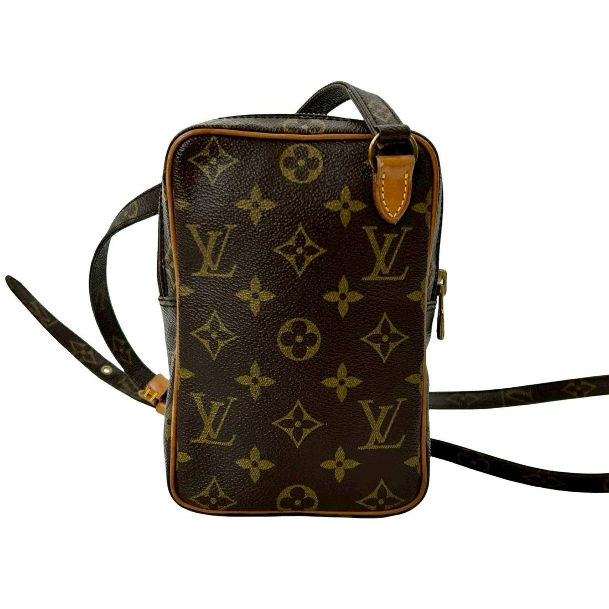 Louis Vuitton Brown Leather Pvc Pochette Shoulder Bag (Pre-Owned)