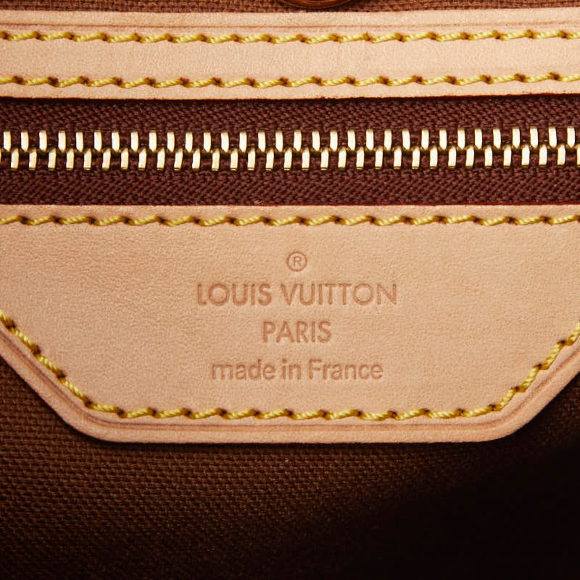 Louis Vuitton Brown Pvc Leather Shoulder Bag Tote Bag (Pre-Owned)