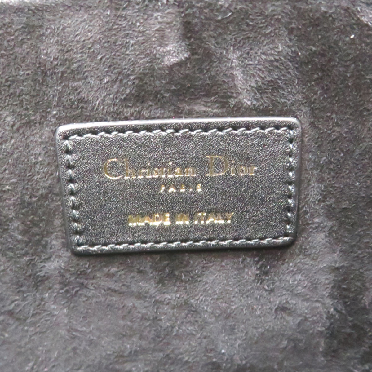 Christian Dior Black Leather Tote Bag (Pre-Owned)