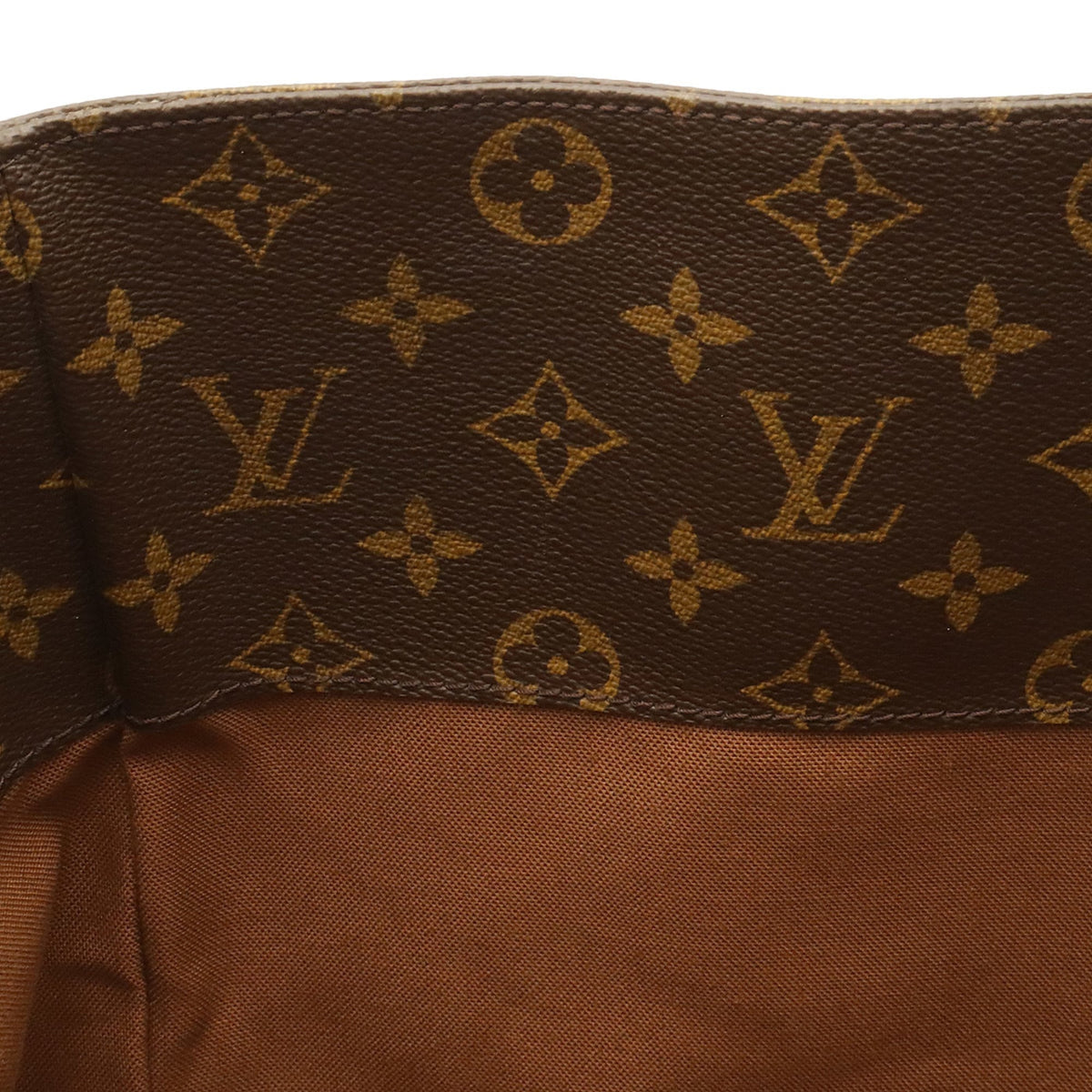 Louis Vuitton Brown Monogram Canvas Pvc Coated Canvas Shoulder Bag Tote Bag (Pre-Owned)
