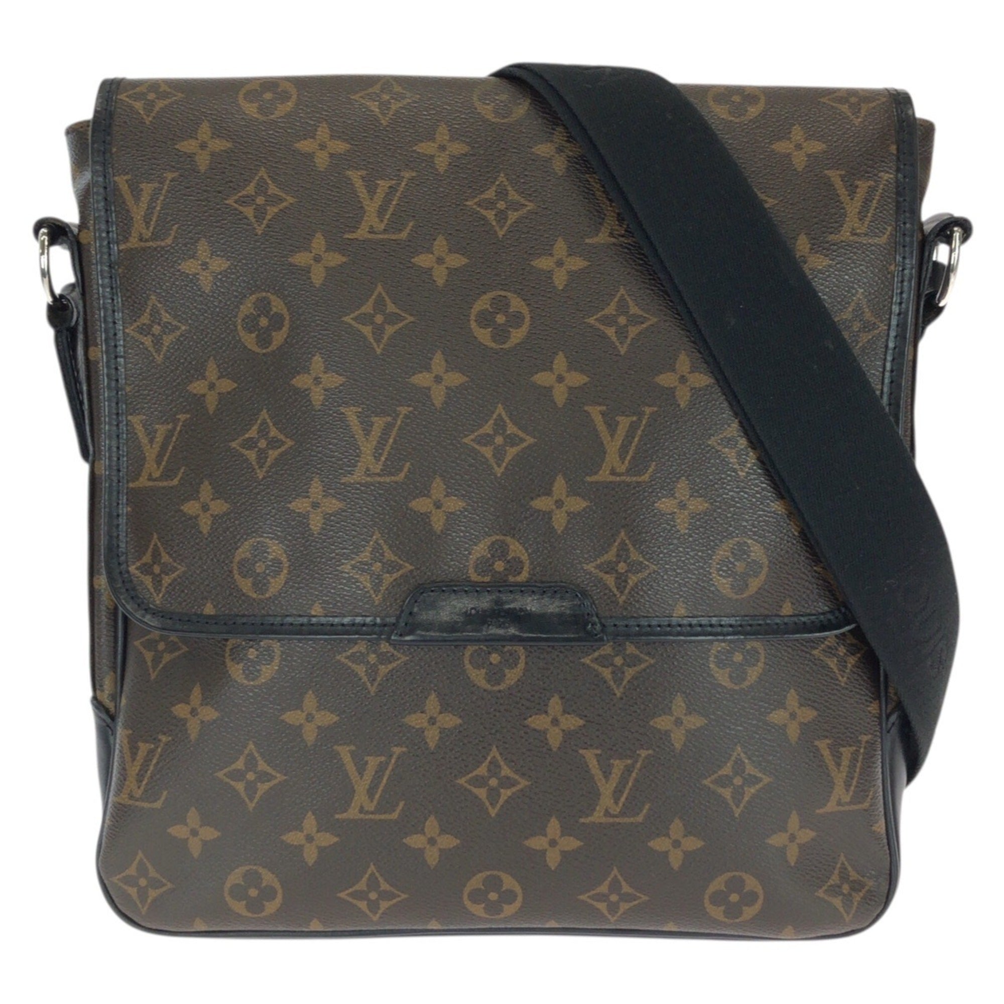 Louis Vuitton Brown Dark Brown Monogram Macassar Pvc Messenger Bag Shoulder Bag (Pre-Owned)
