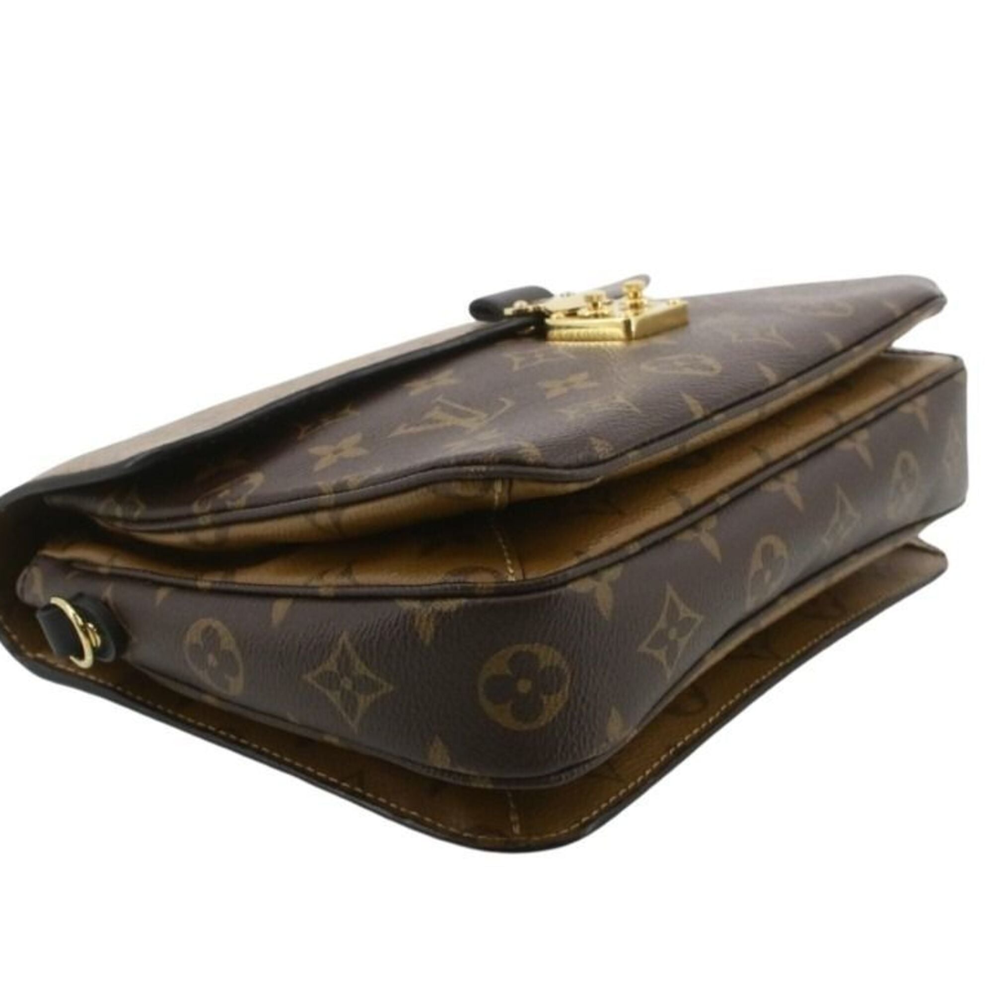 Louis Vuitton Brown Monogram Reverse Handbag Pochette (Pre-Owned)