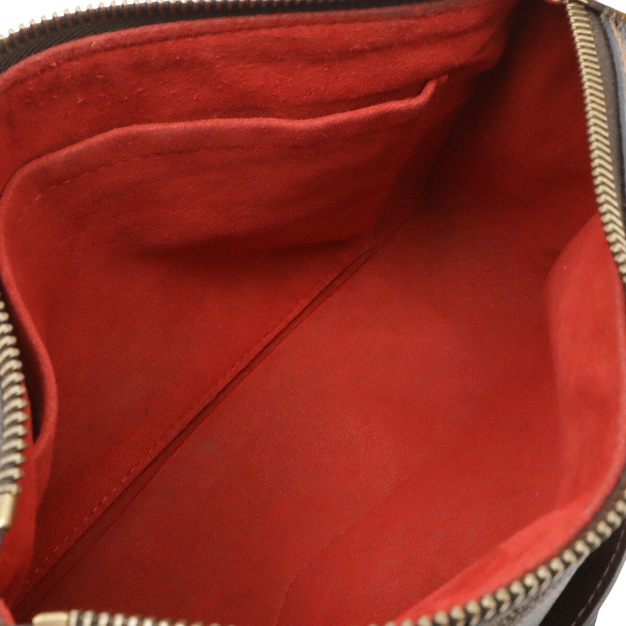 Louis Vuitton Brown Pvc Coated Canvas Shoulder Bag (Pre-Owned)
