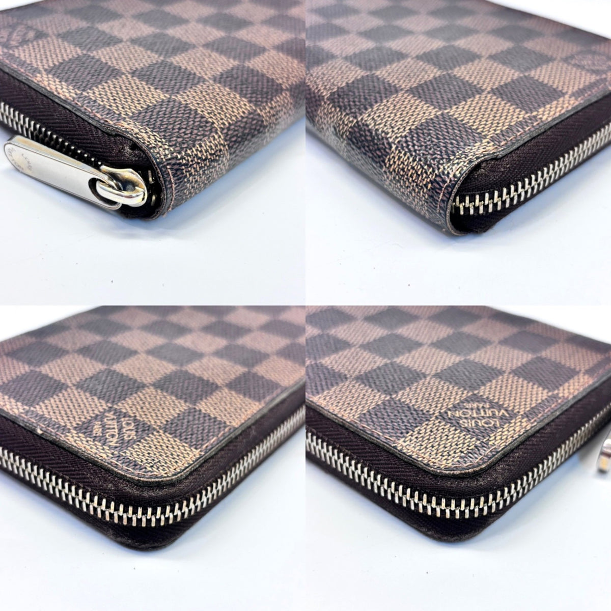 Louis Vuitton Damier Brown Damier Canvas Ebene Long Wallet (Bi-Fold) (Pre-Owned)