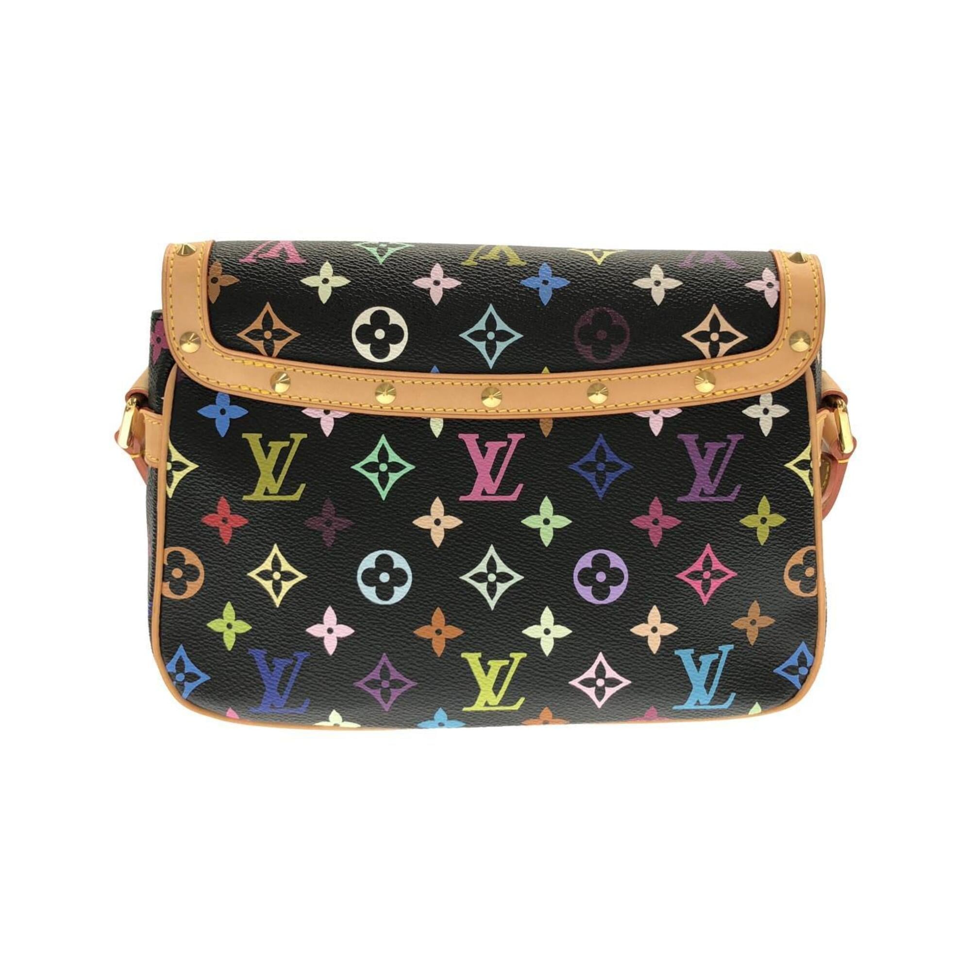 Louis Vuitton Black Coated Canvas Shoulder Bag (Pre-Owned)