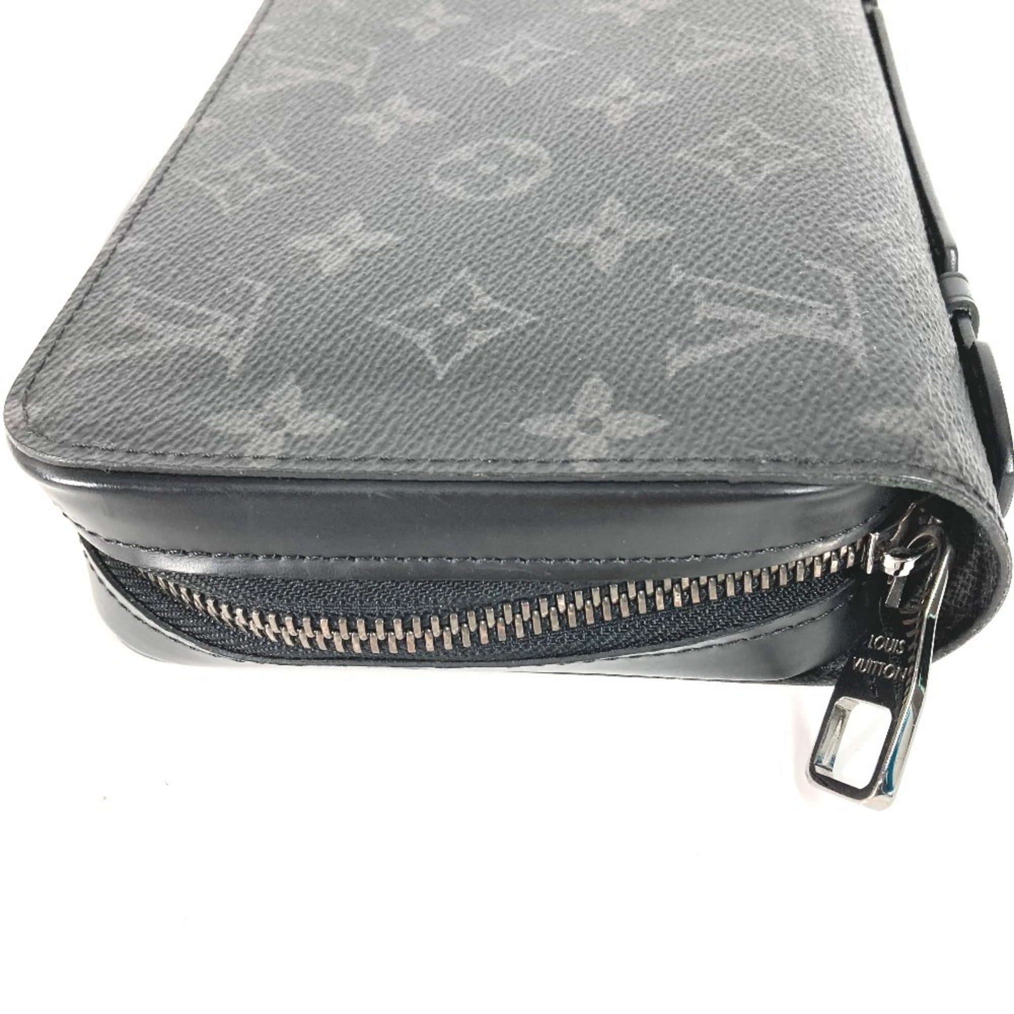 Louis Vuitton Monogram Eclipse Black Monogram Eclipse Monogram Eclipse Long Bill Wallet (Bi-Fold) (Pre-Owned)