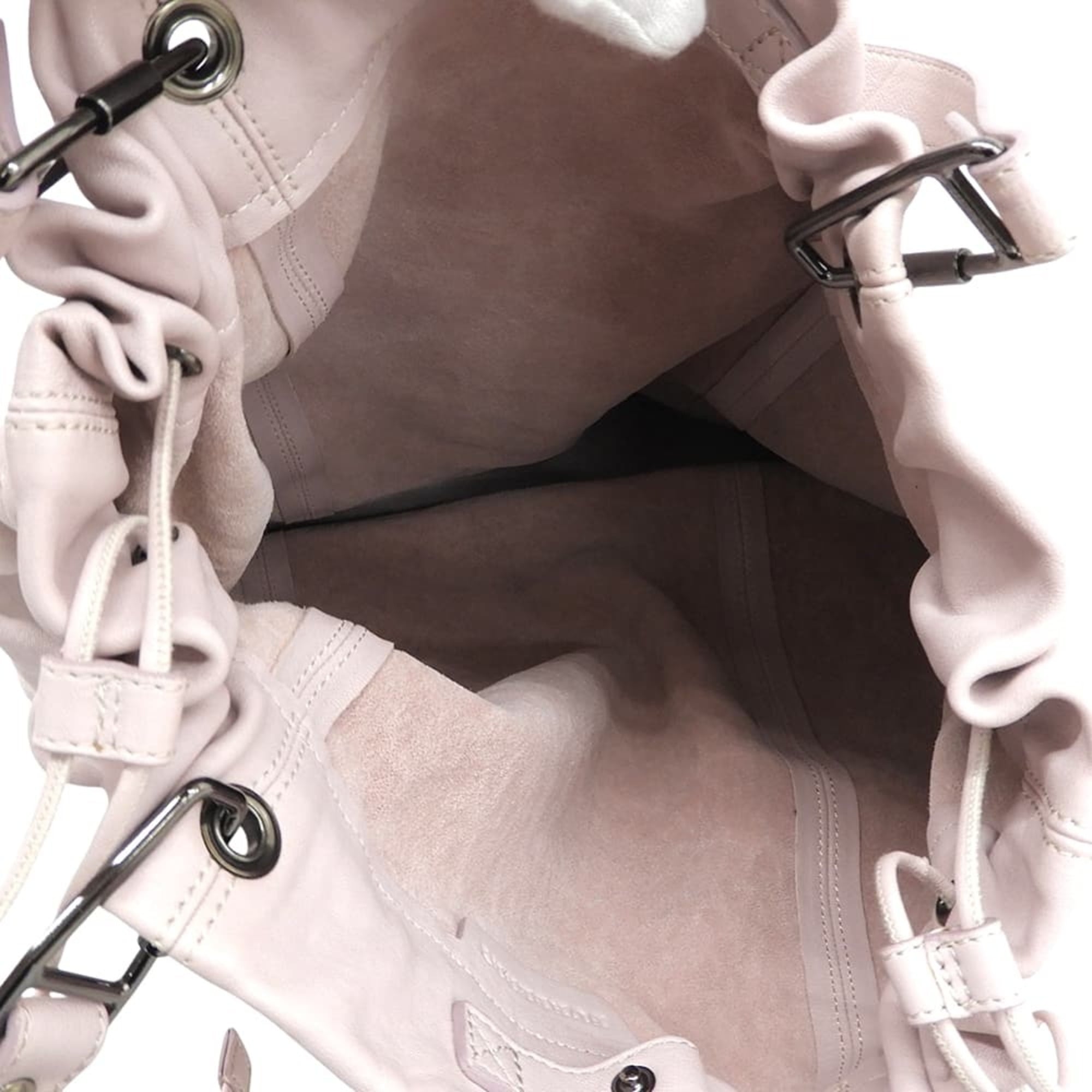 Burberry Pink Leather Tote Bag (Pre-Owned)