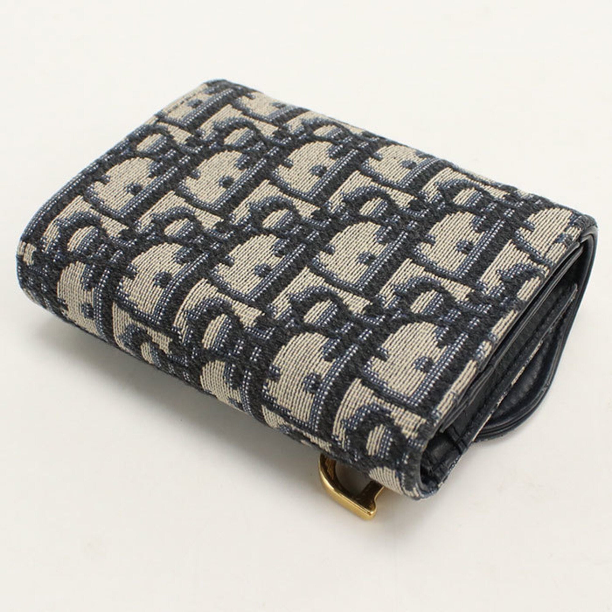 Christian Dior Navy Wallet (Tri-Fold) (Pre-Owned)