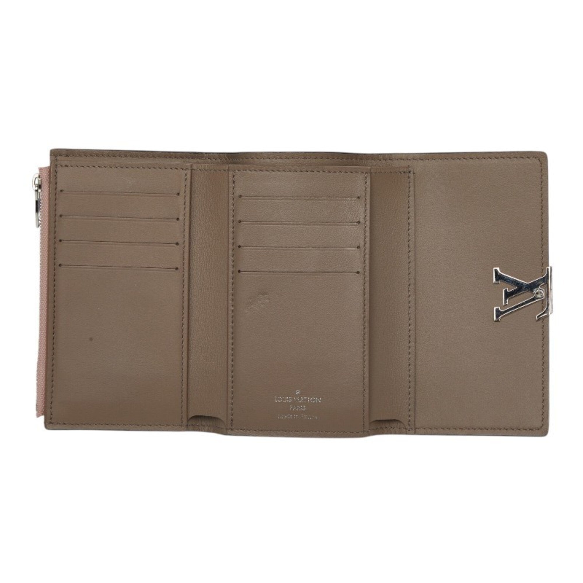 Louis Vuitton Magnolia Pink Leather Wallet (Tri-Fold) (Pre-Owned)