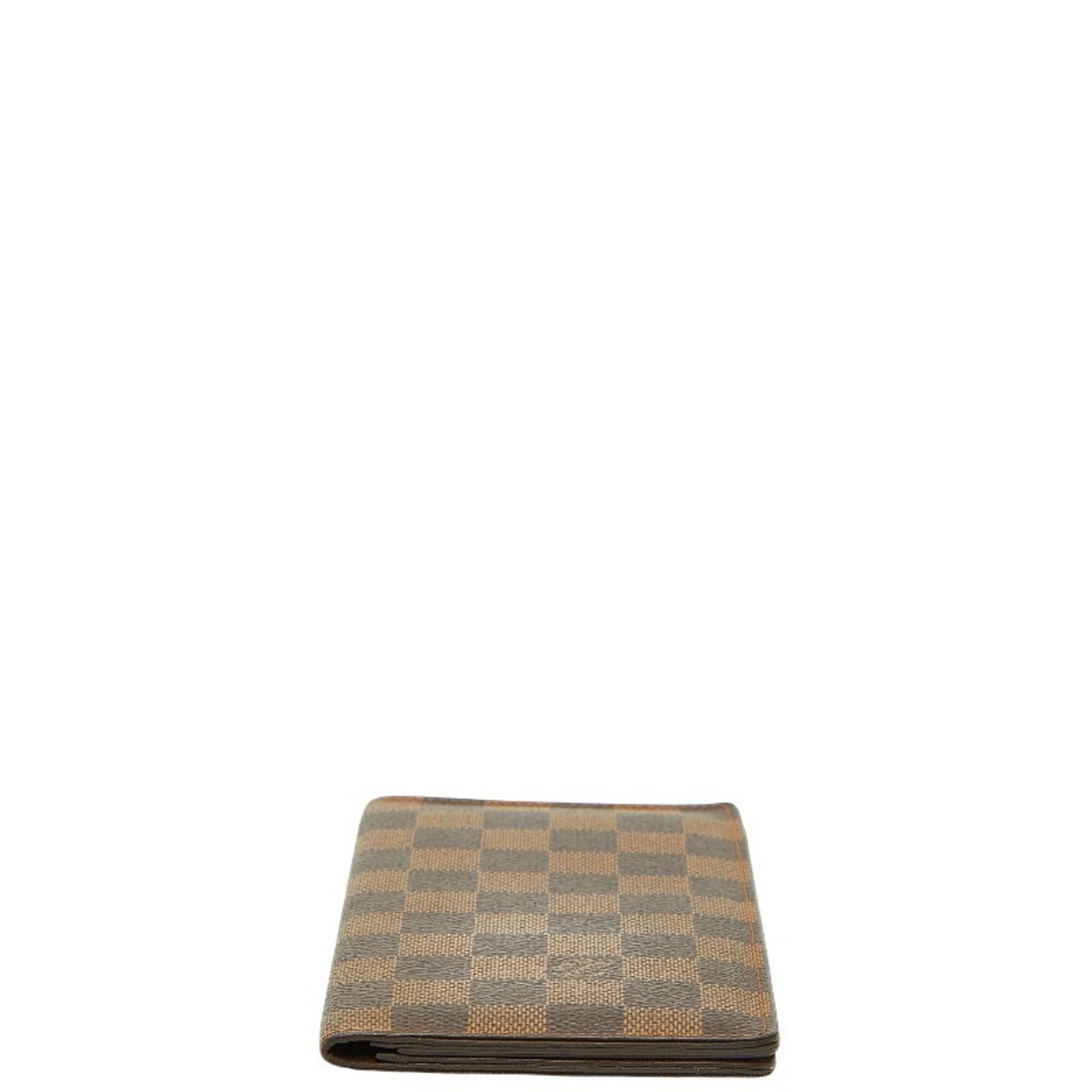 Louis Vuitton Brown Pvc Leather Long Wallet (Bi-Fold) (Pre-Owned)