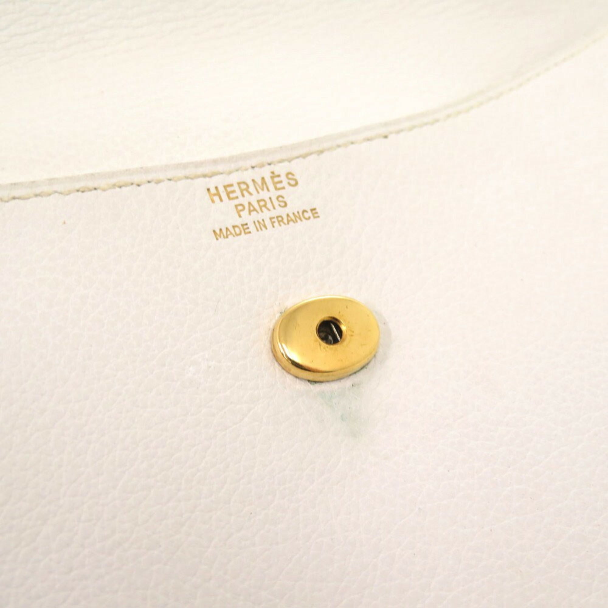 Hermes White Shoulder Bag (Pre-Owned)